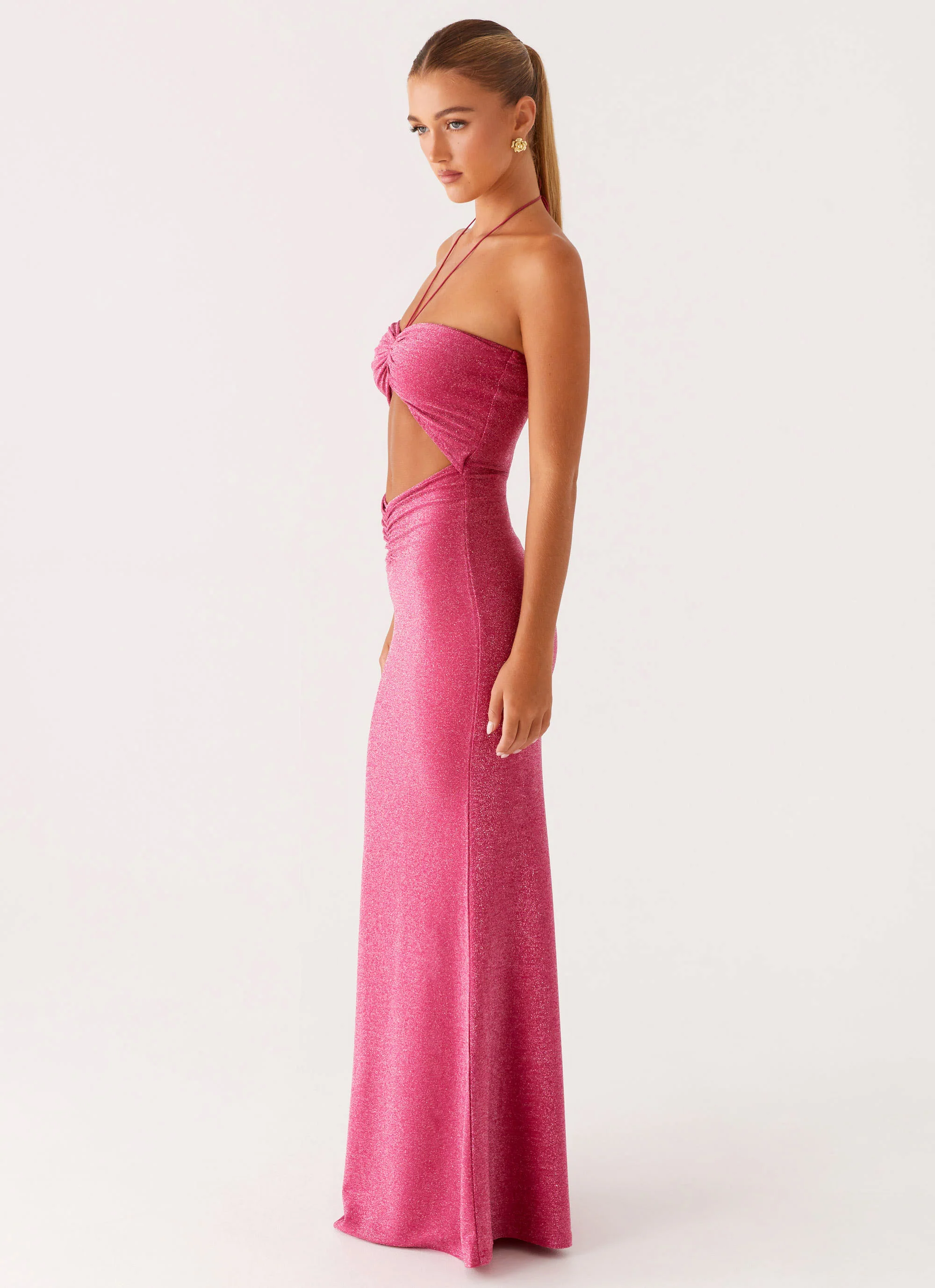Lorenzo Maxi Dress - Raspberry