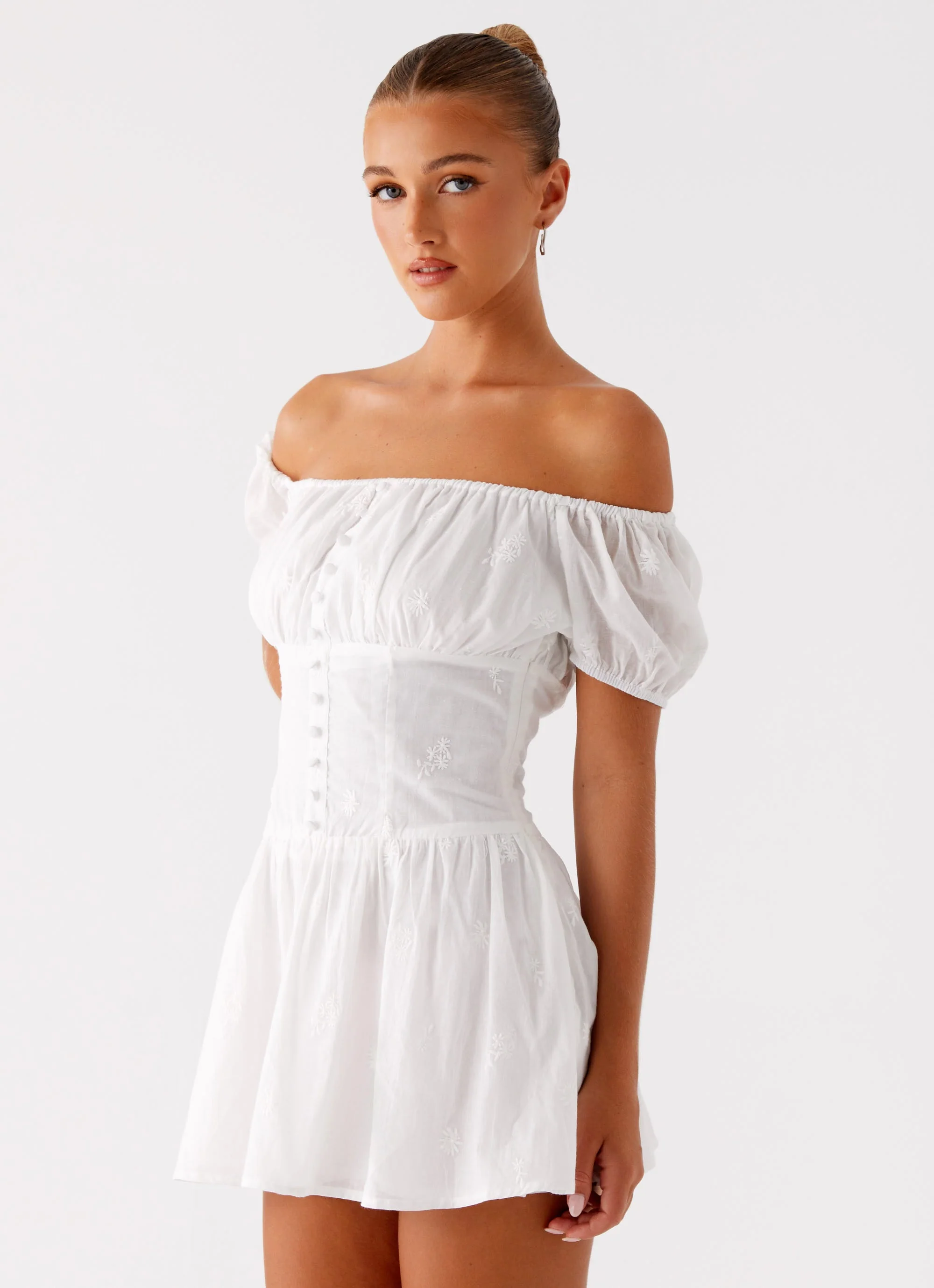 Anthem Mini Dress - Ivory