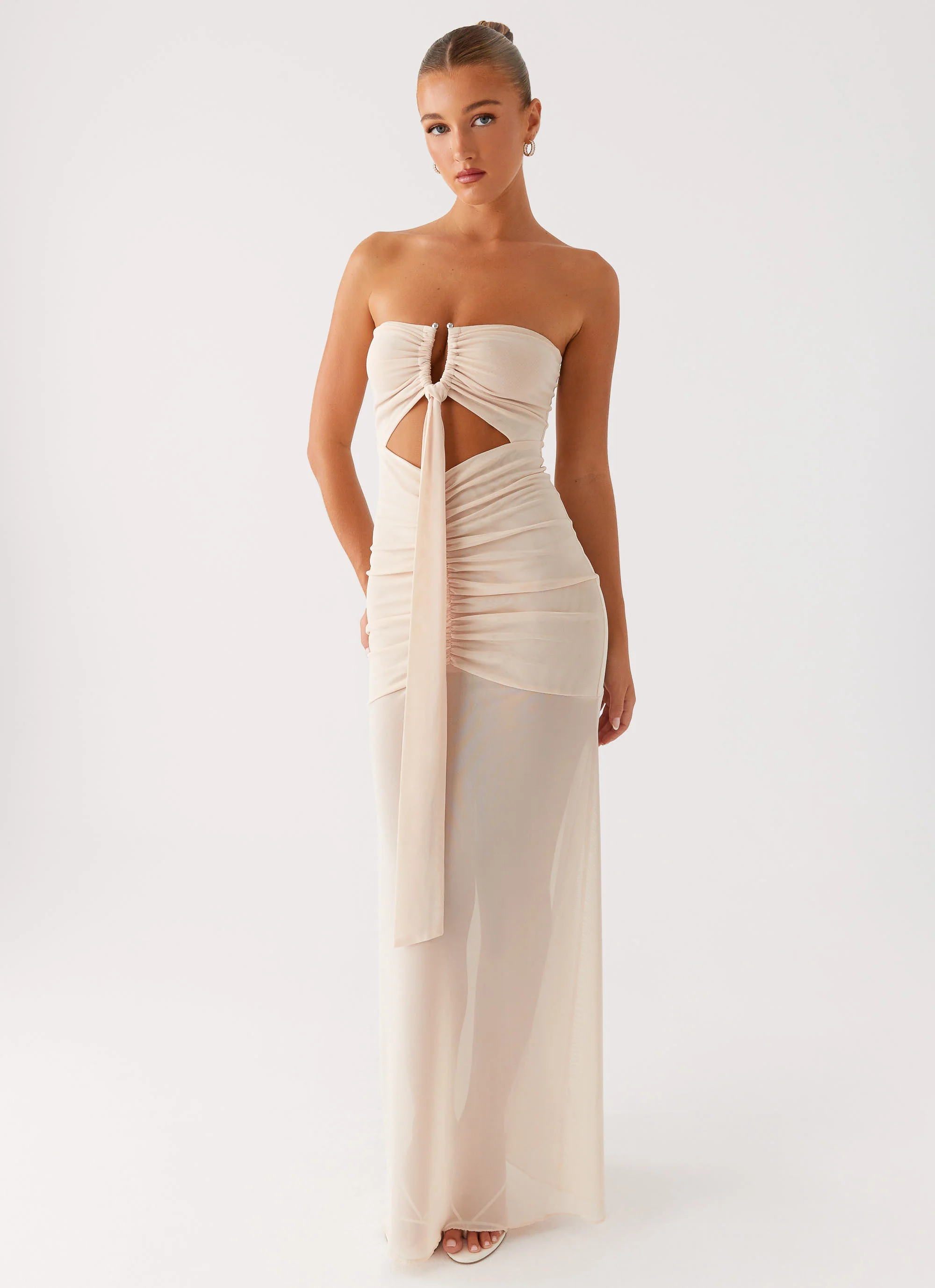 Lovie Maxi Dress - Beige