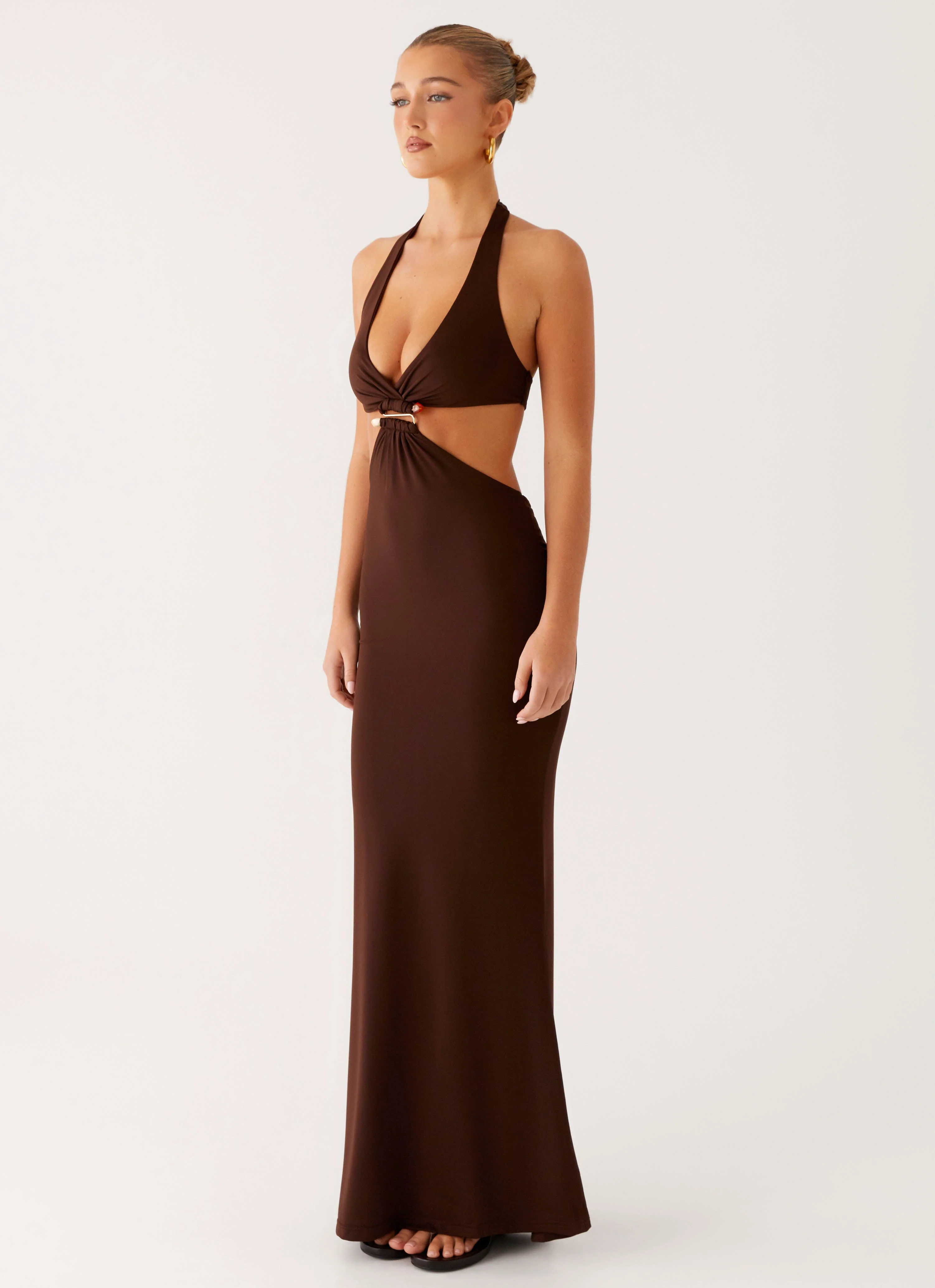 Shawnie Maxi Dress - Chocolate