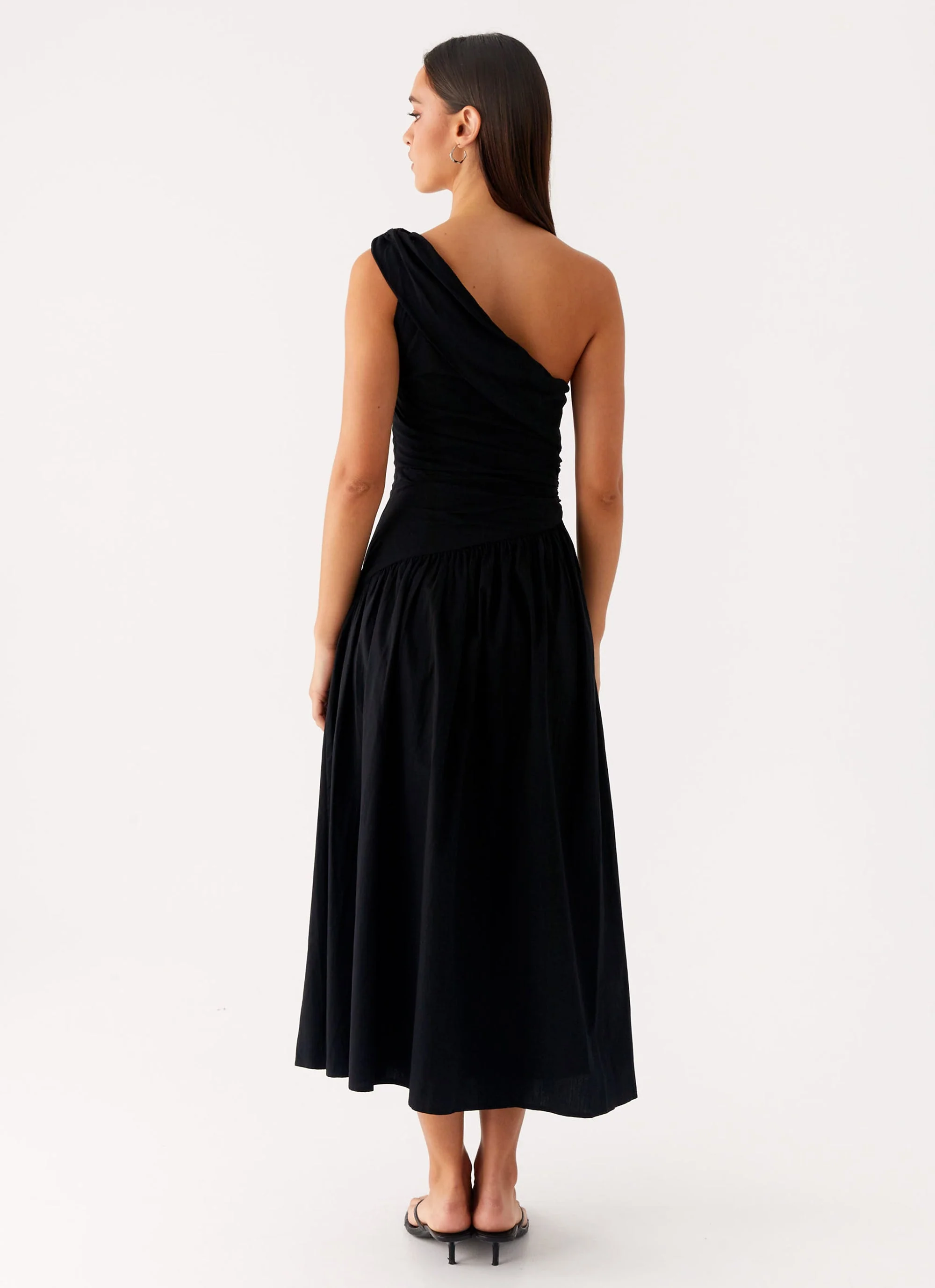 Janessa Midi Dress - Black