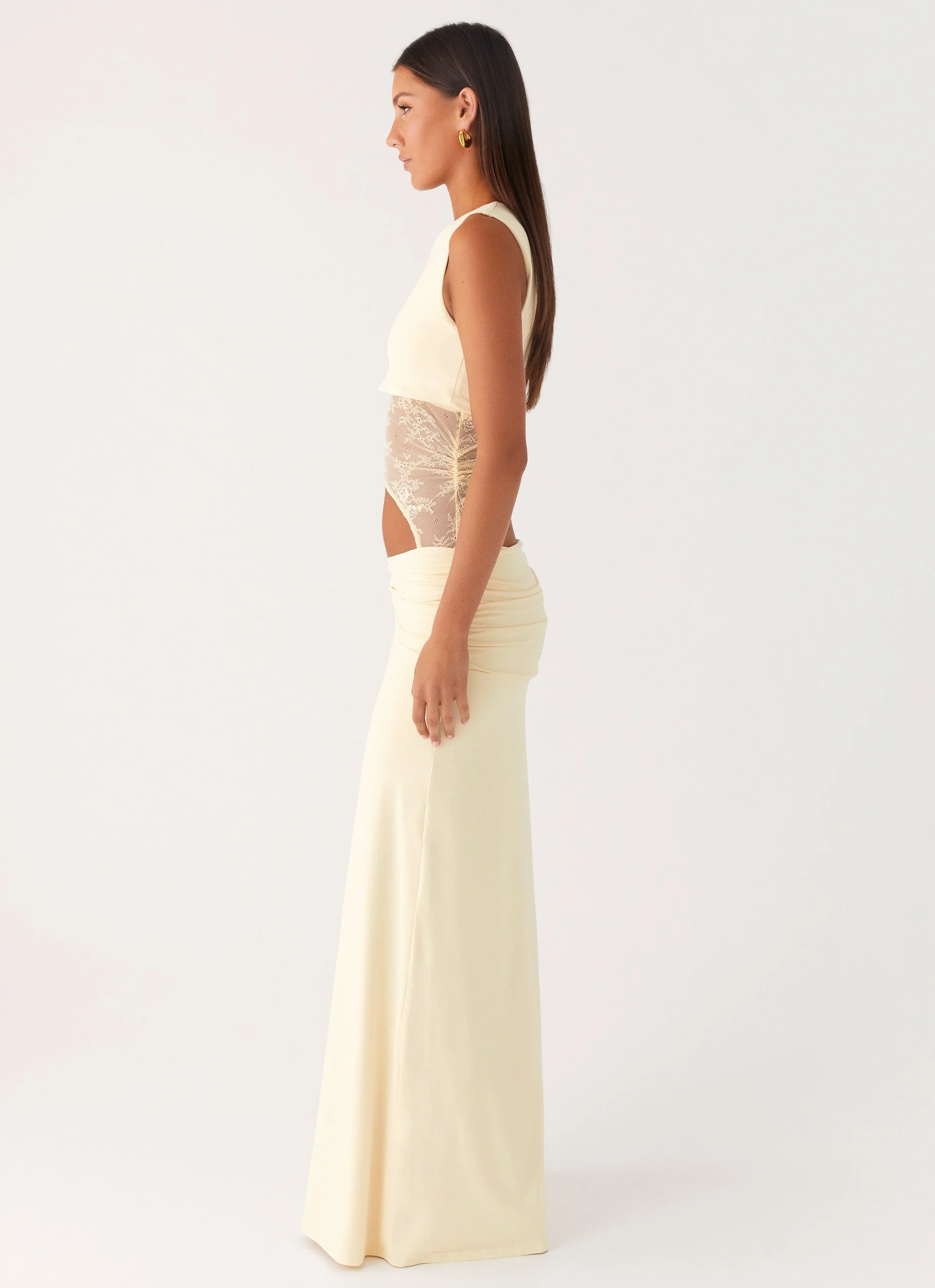 Love Motion Maxi Dress - Lemon