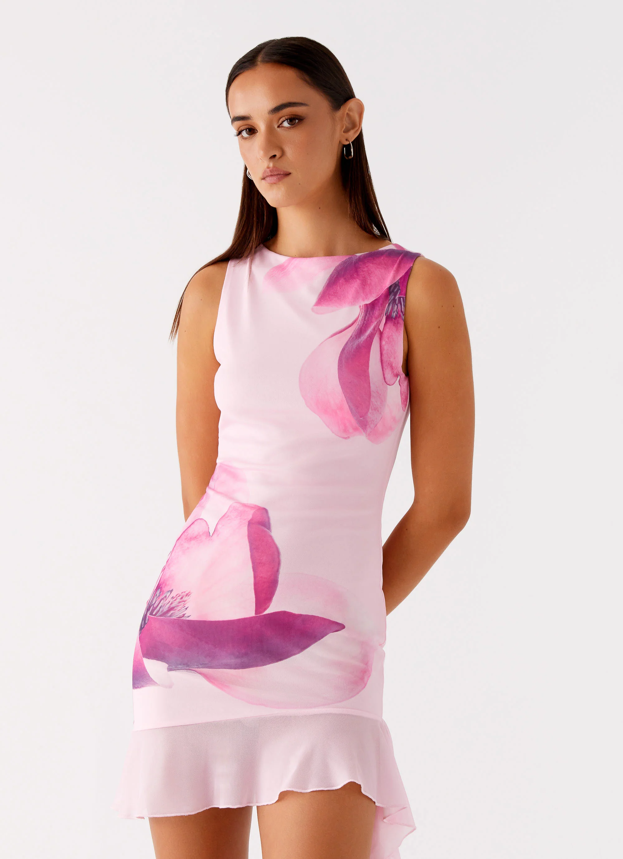 Normandy Mini Dress - Pastel Pink
