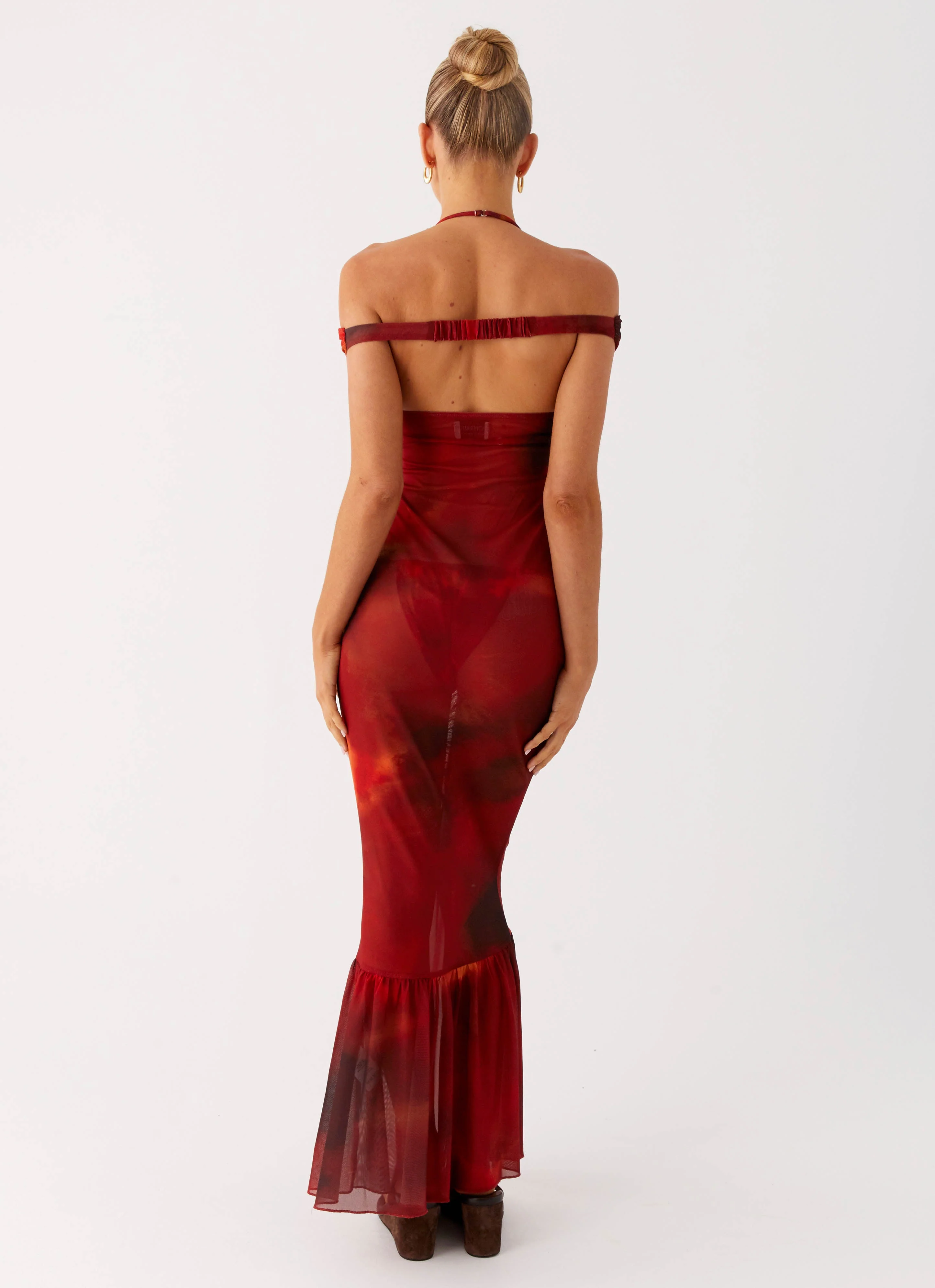 Love Me Not Maxi Dress - Scarlet Blur
