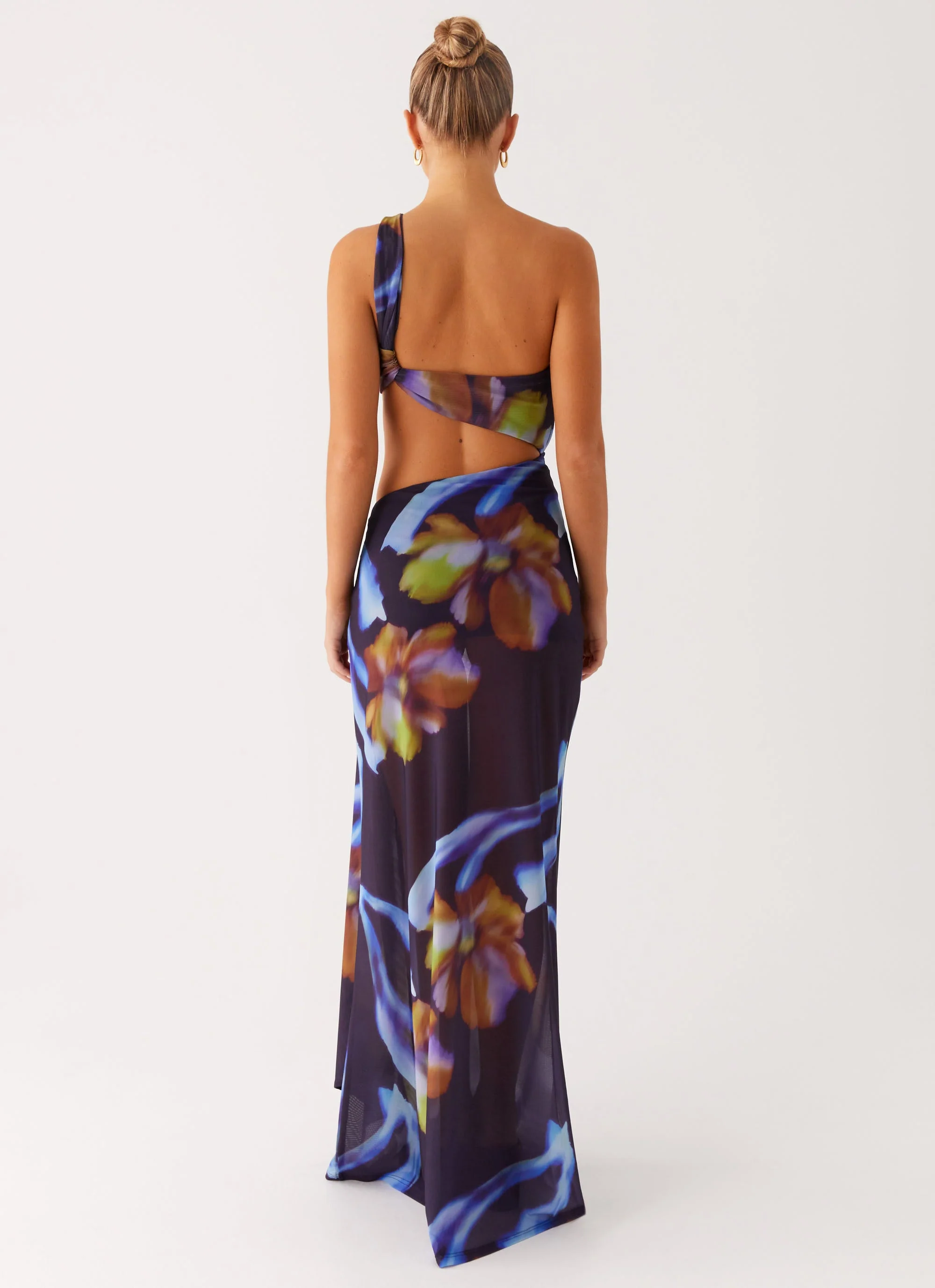 Costa Rica Maxi Dress - Dark Floral
