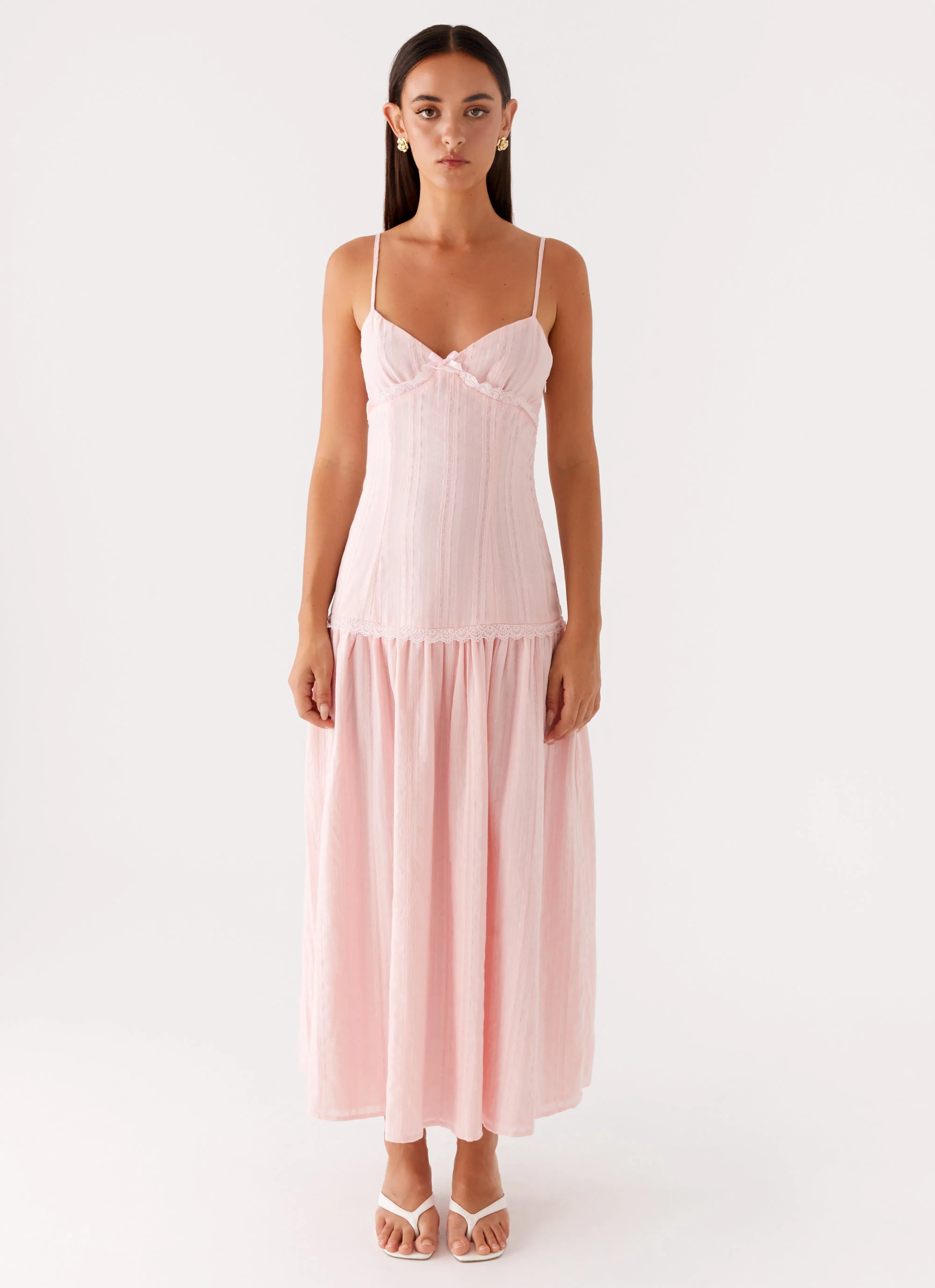 Found You Midi Dress - Pink
