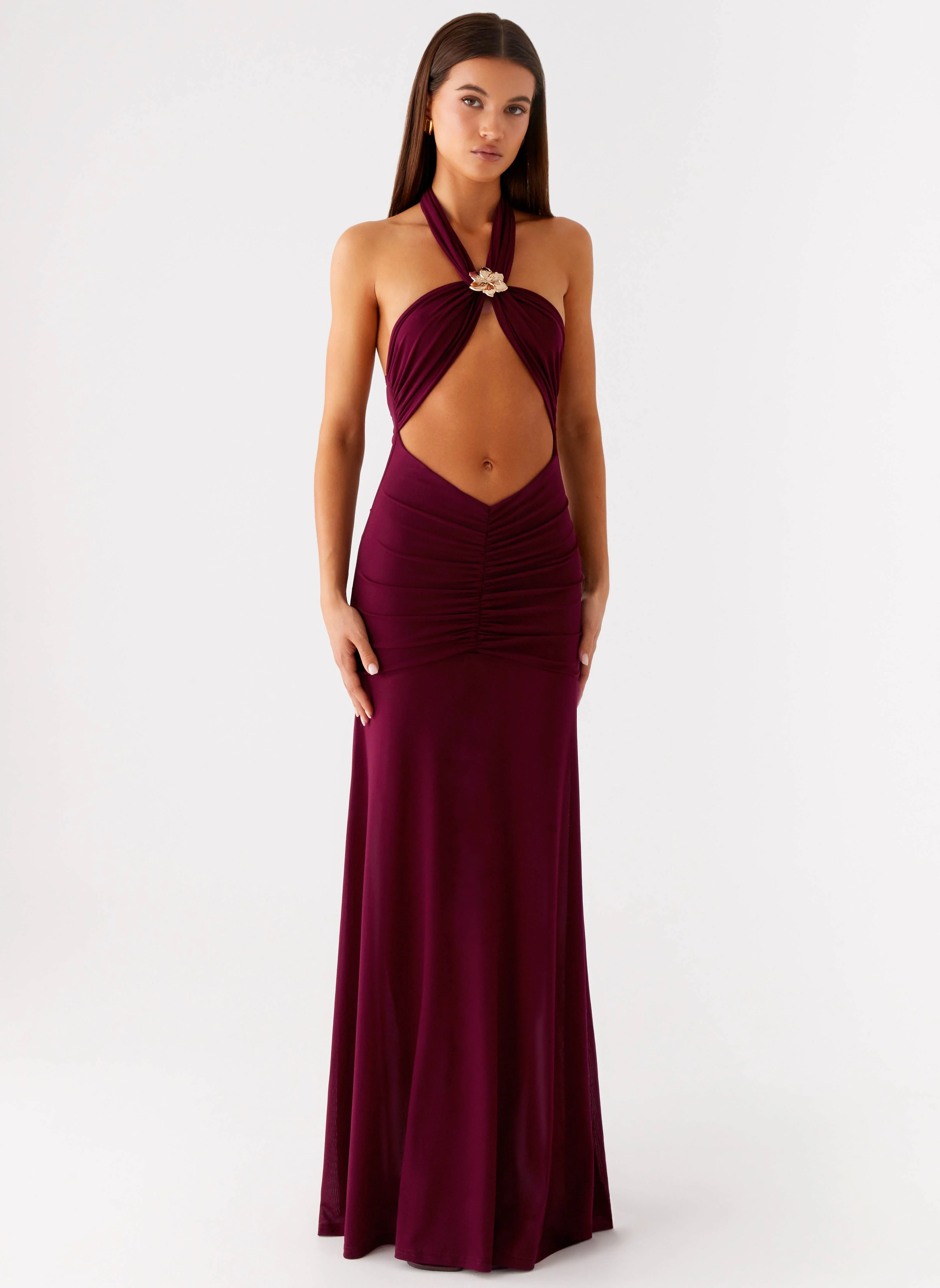 Deltina Maxi Dress - Boysenberry