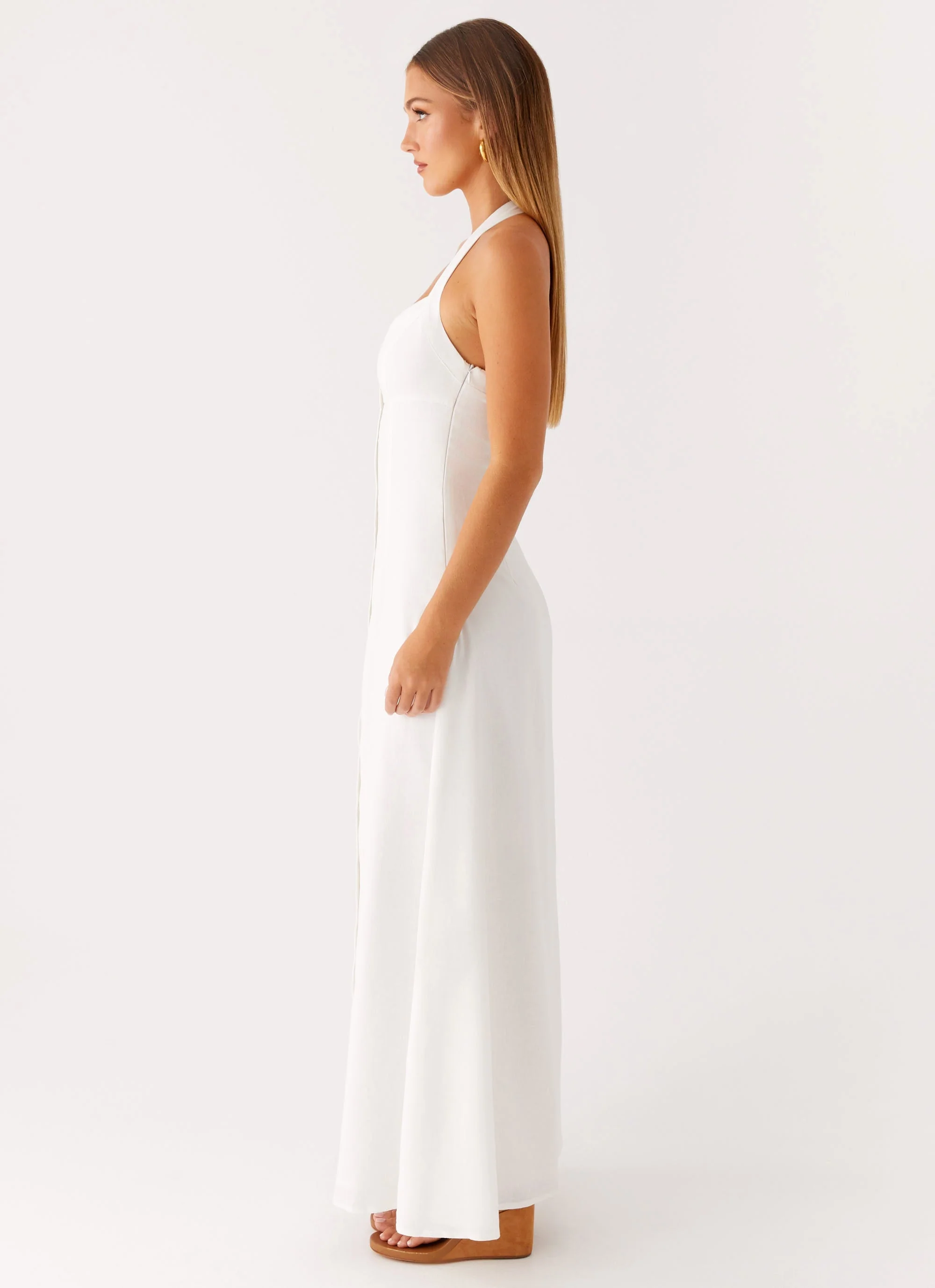 Jovanni Maxi Dress - White