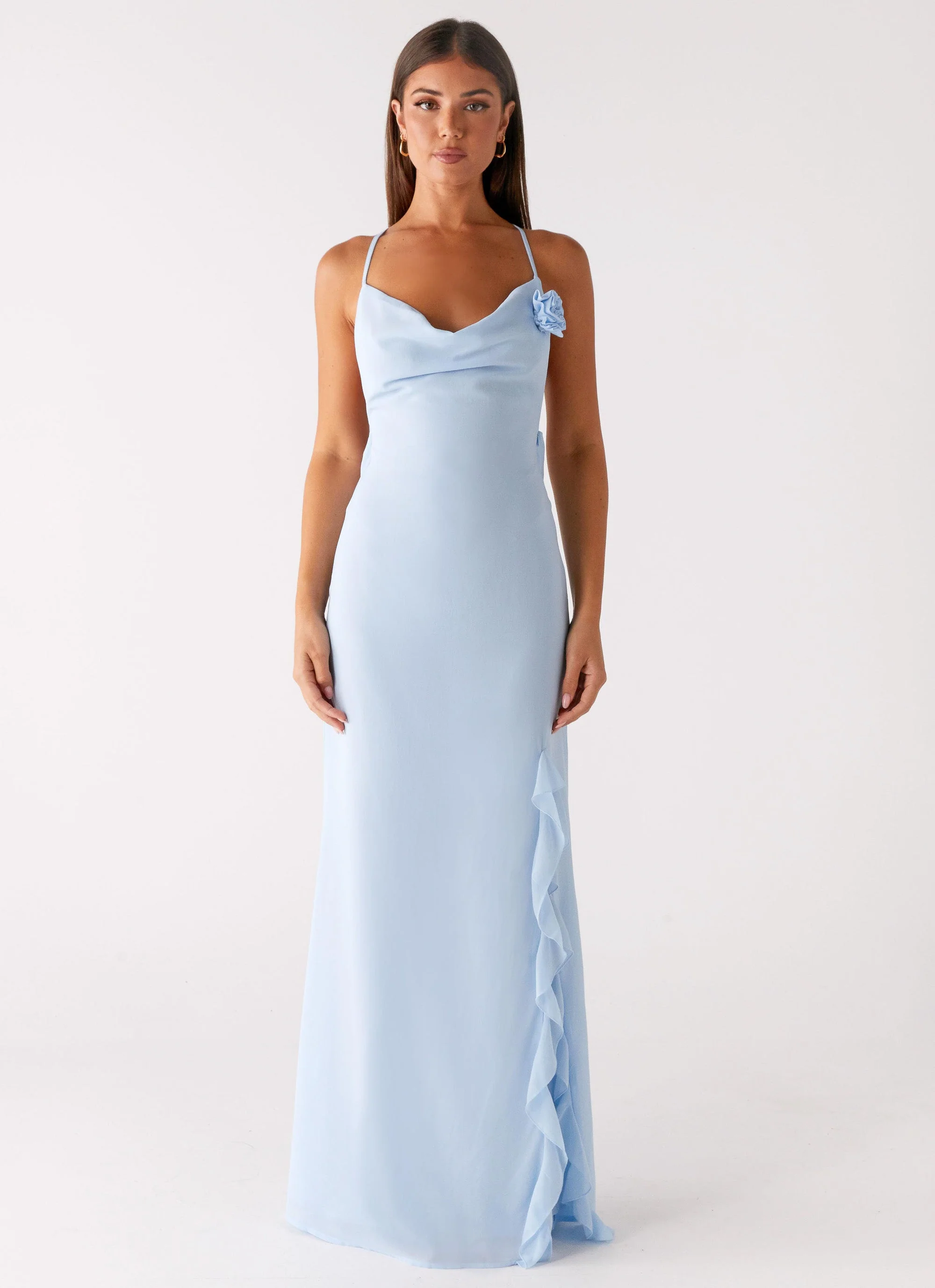 First Class Maxi Dress - Blue