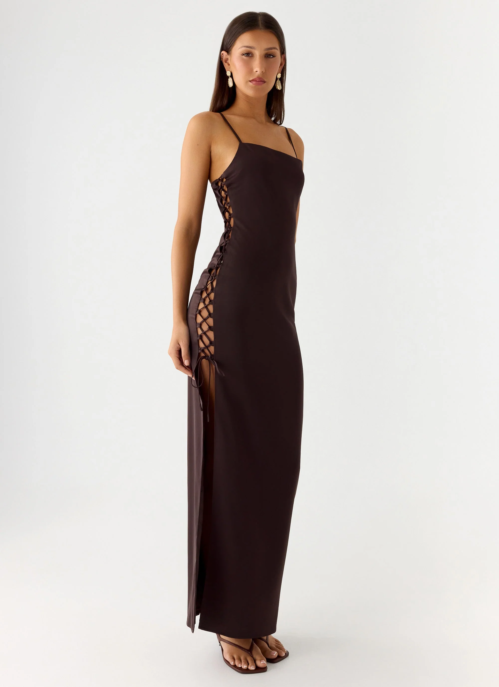 Hartwell Maxi Dress - Chocolate