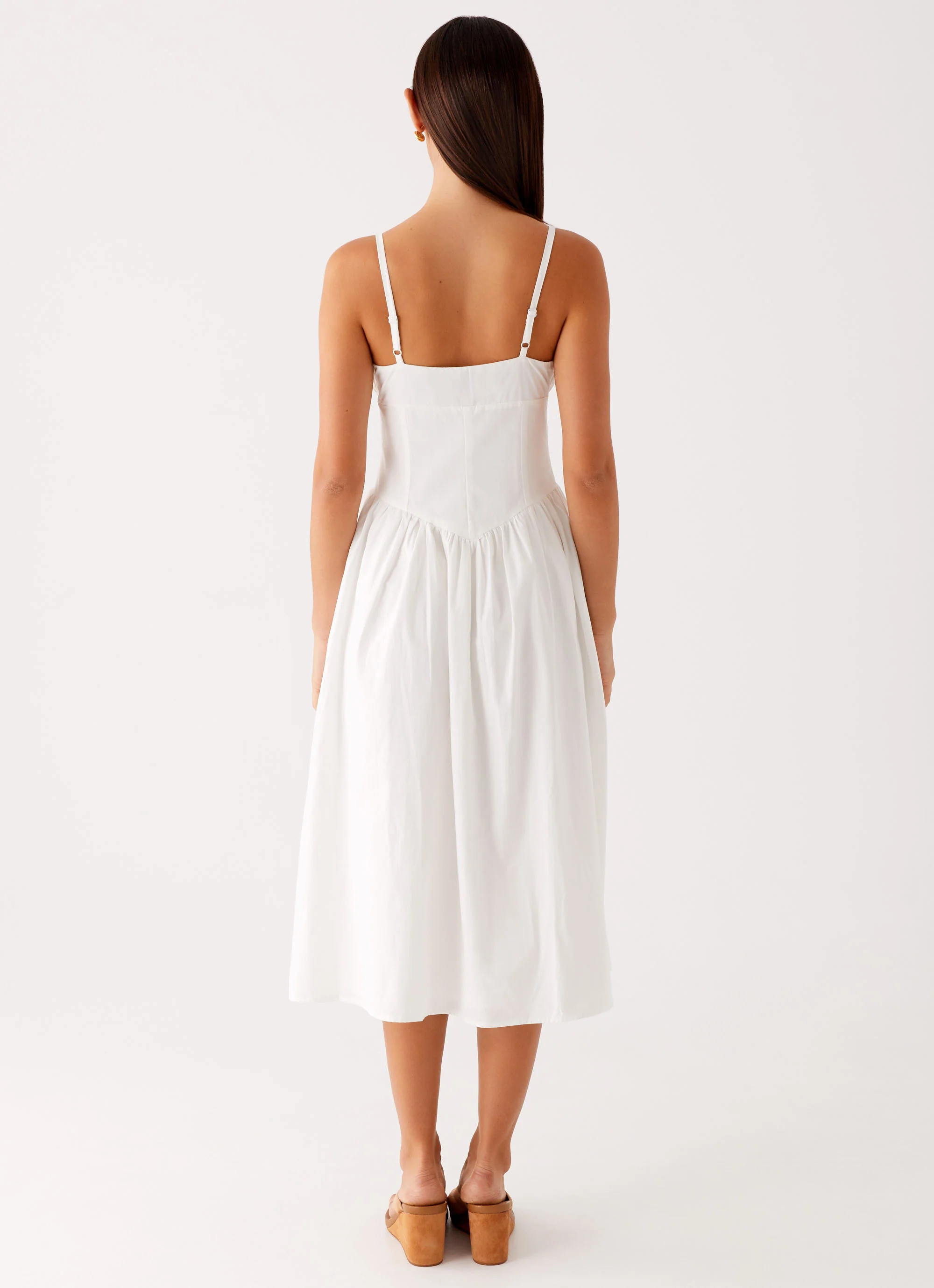 Phillipa Midi Dress - White