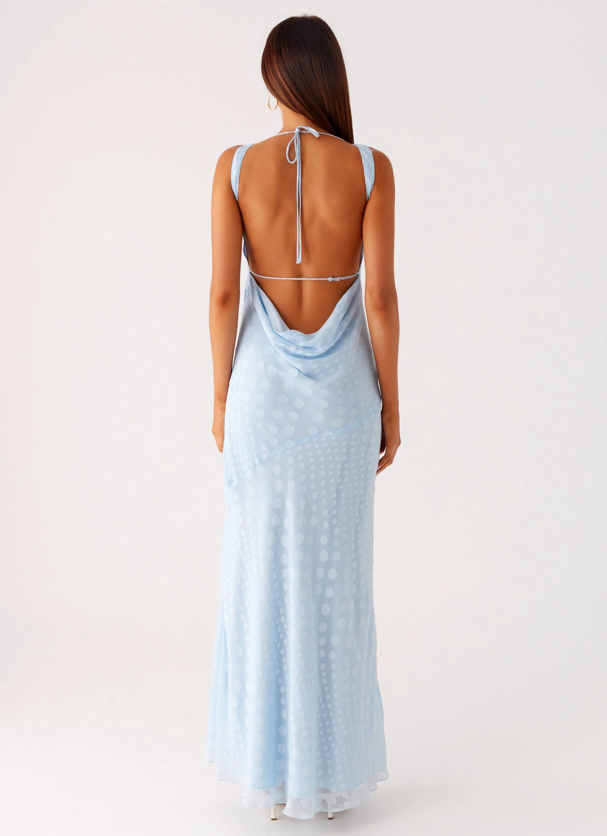 Sundance Chiffon Maxi Dress - Blue