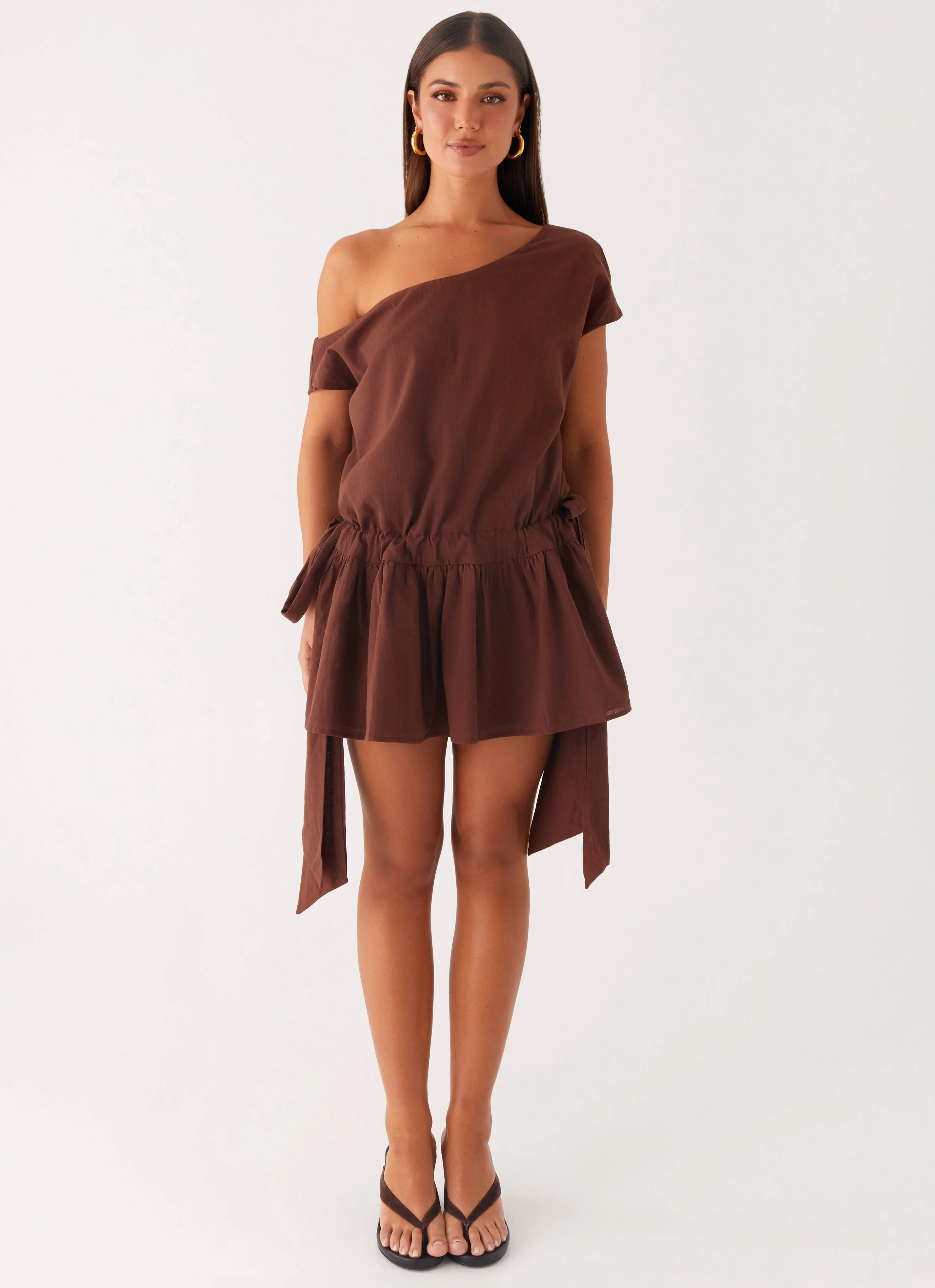Ettie Mini Dress - Chocolate