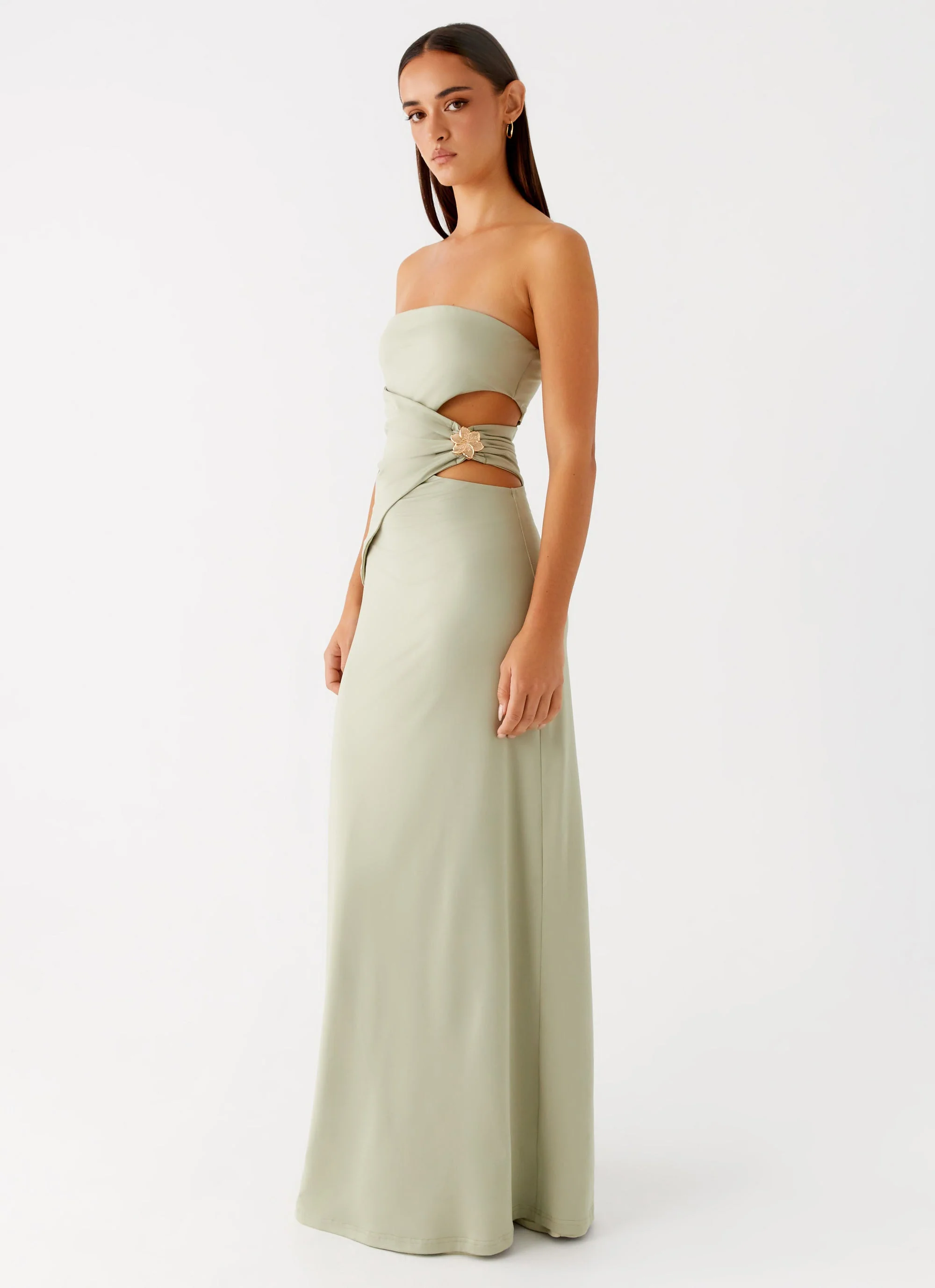 Anetta Maxi Dress - Sage