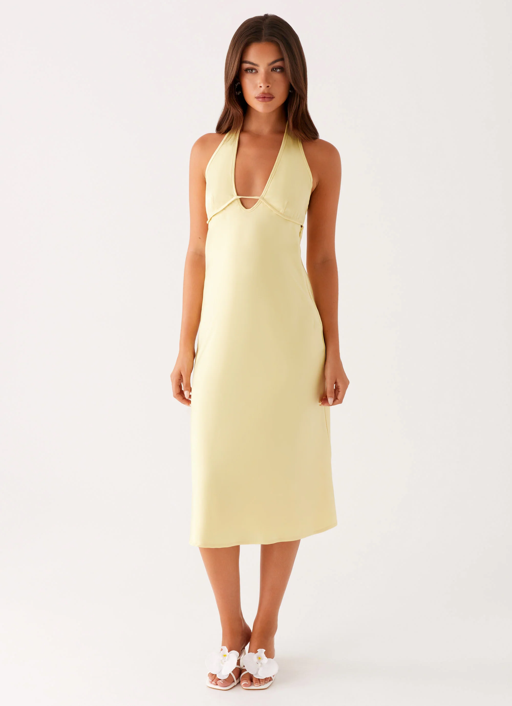 Davies Midi Dress - Yellow