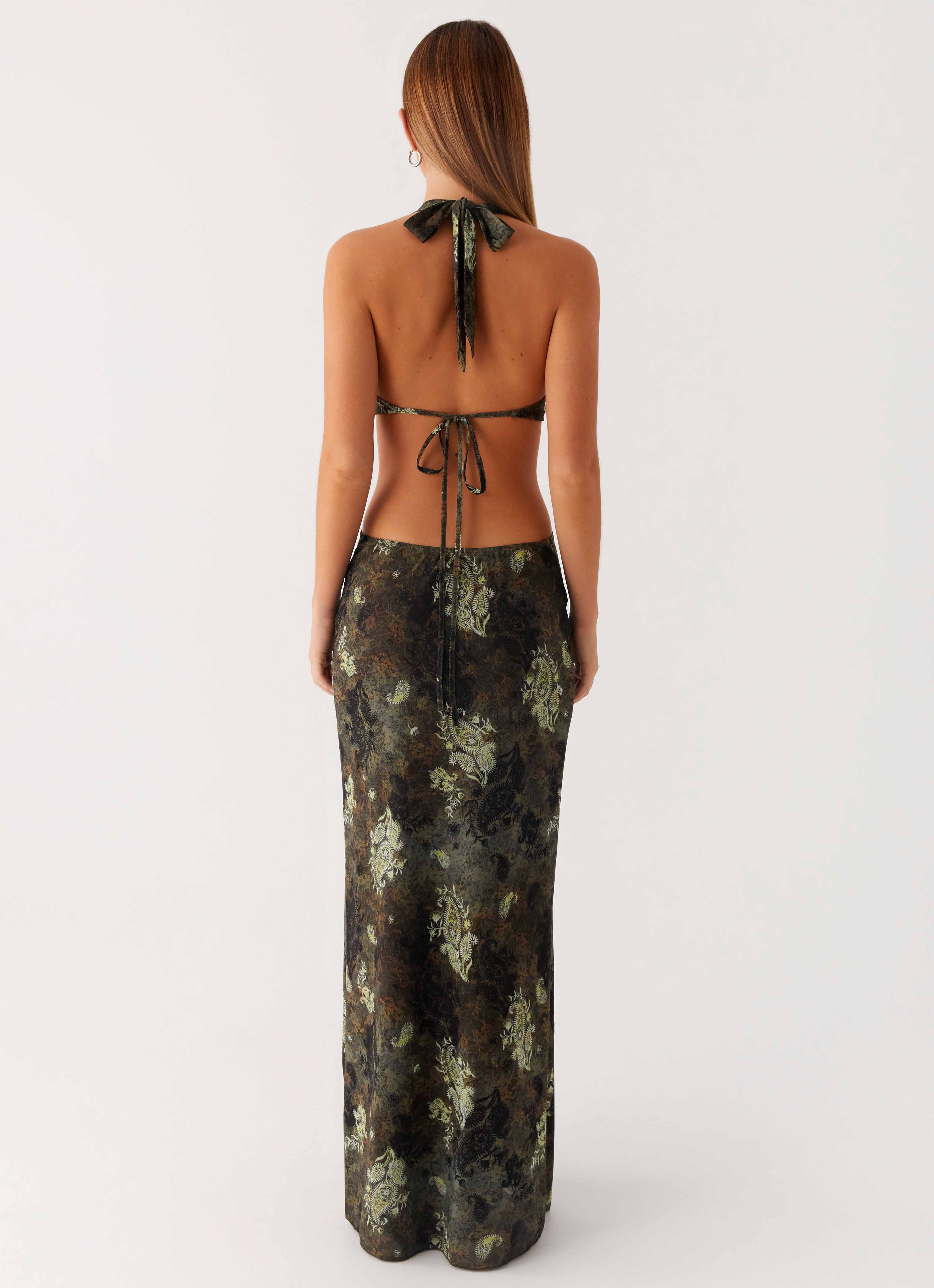 Indra Maxi Dress - Cyber Floral