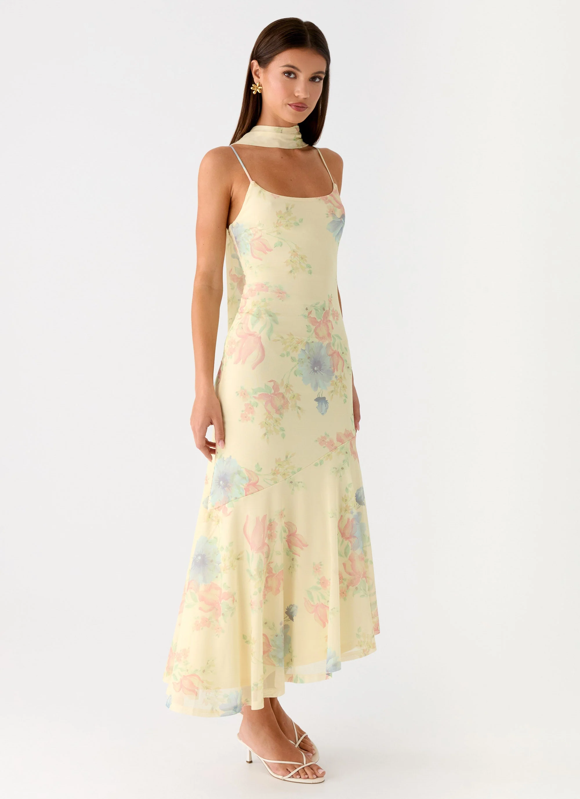 Sole Mio Midi Dress - Spring Meadow