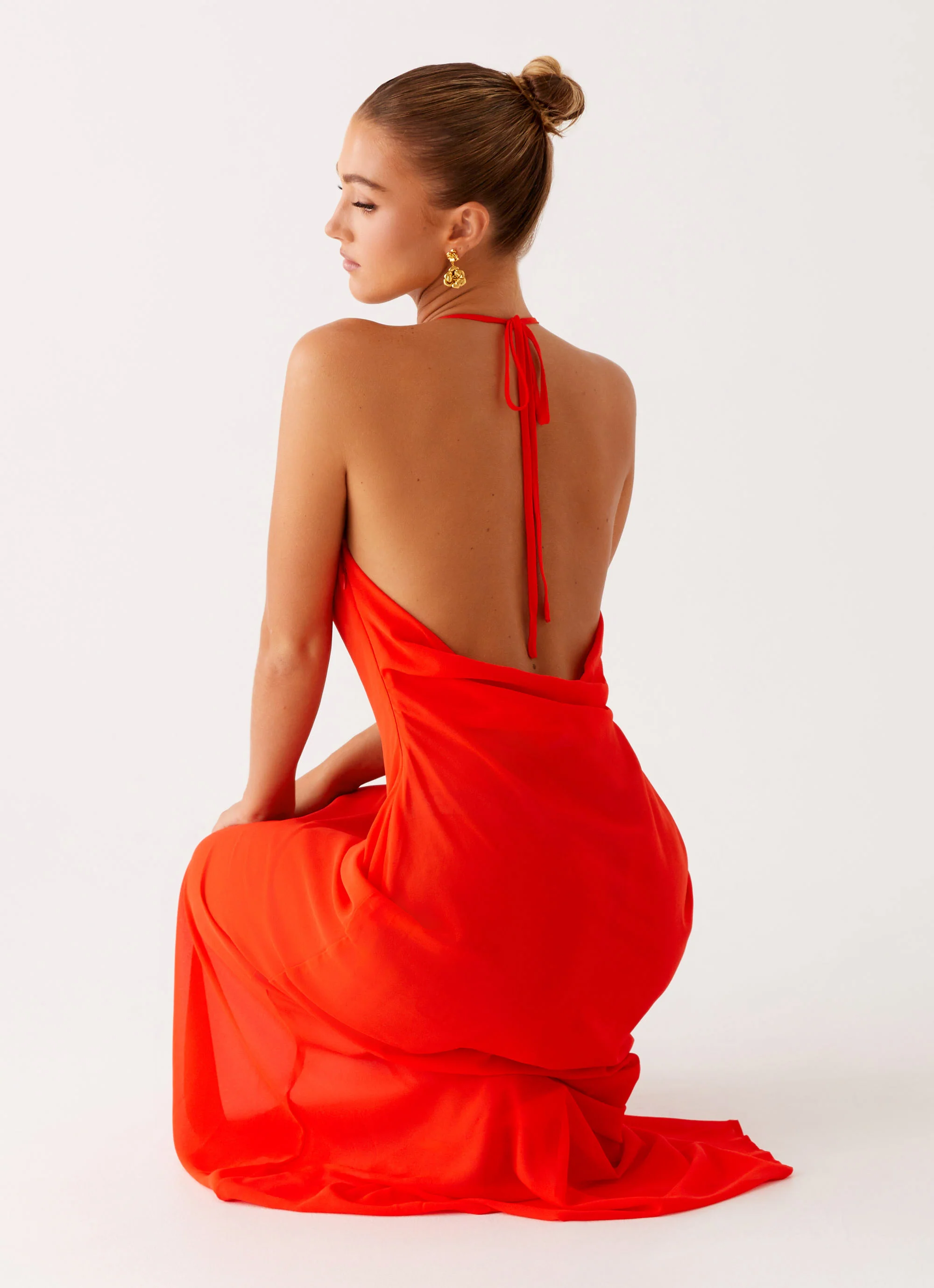 Fantasy Maxi Dress - Orange