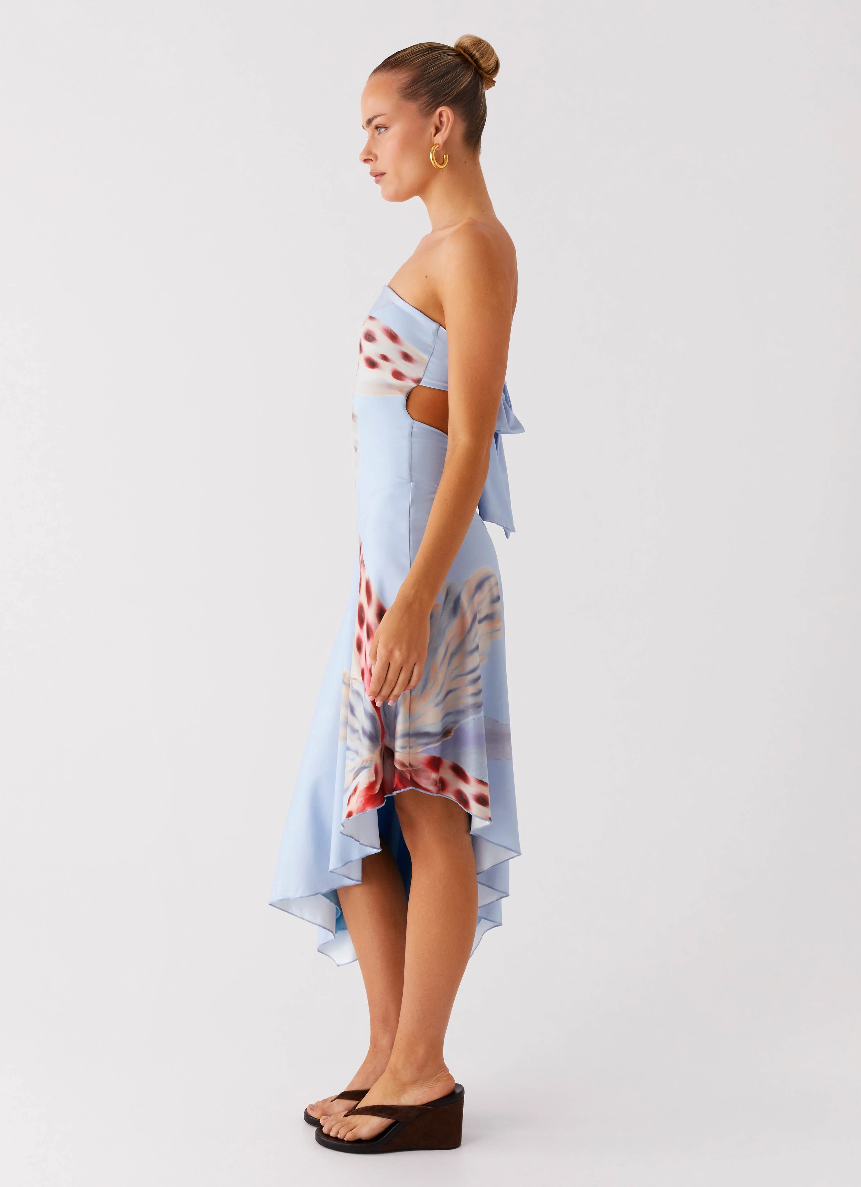 Juliana Midi Dress - Deep Sea Bloom