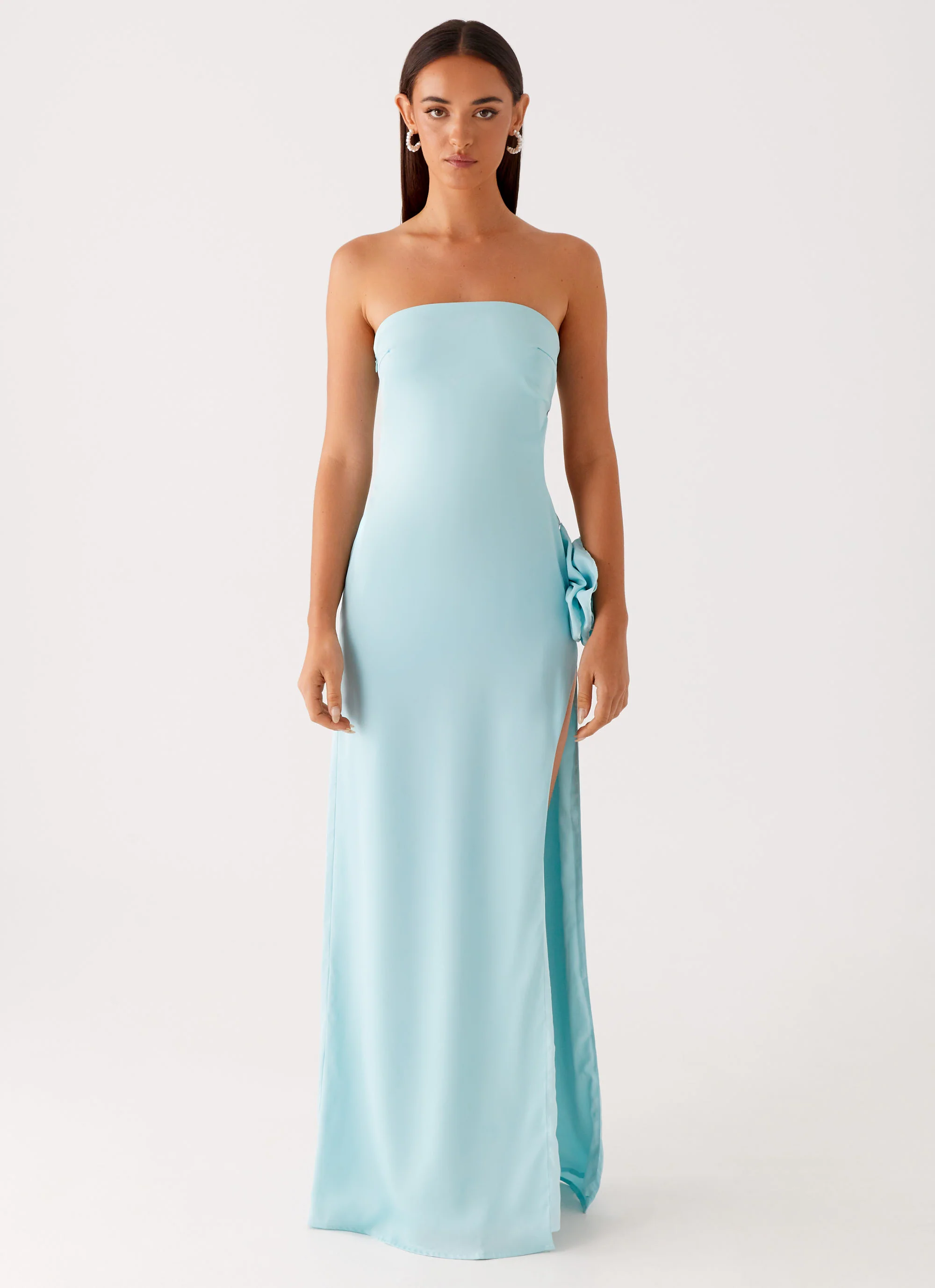Fenway Strapless Maxi Dress - Mint