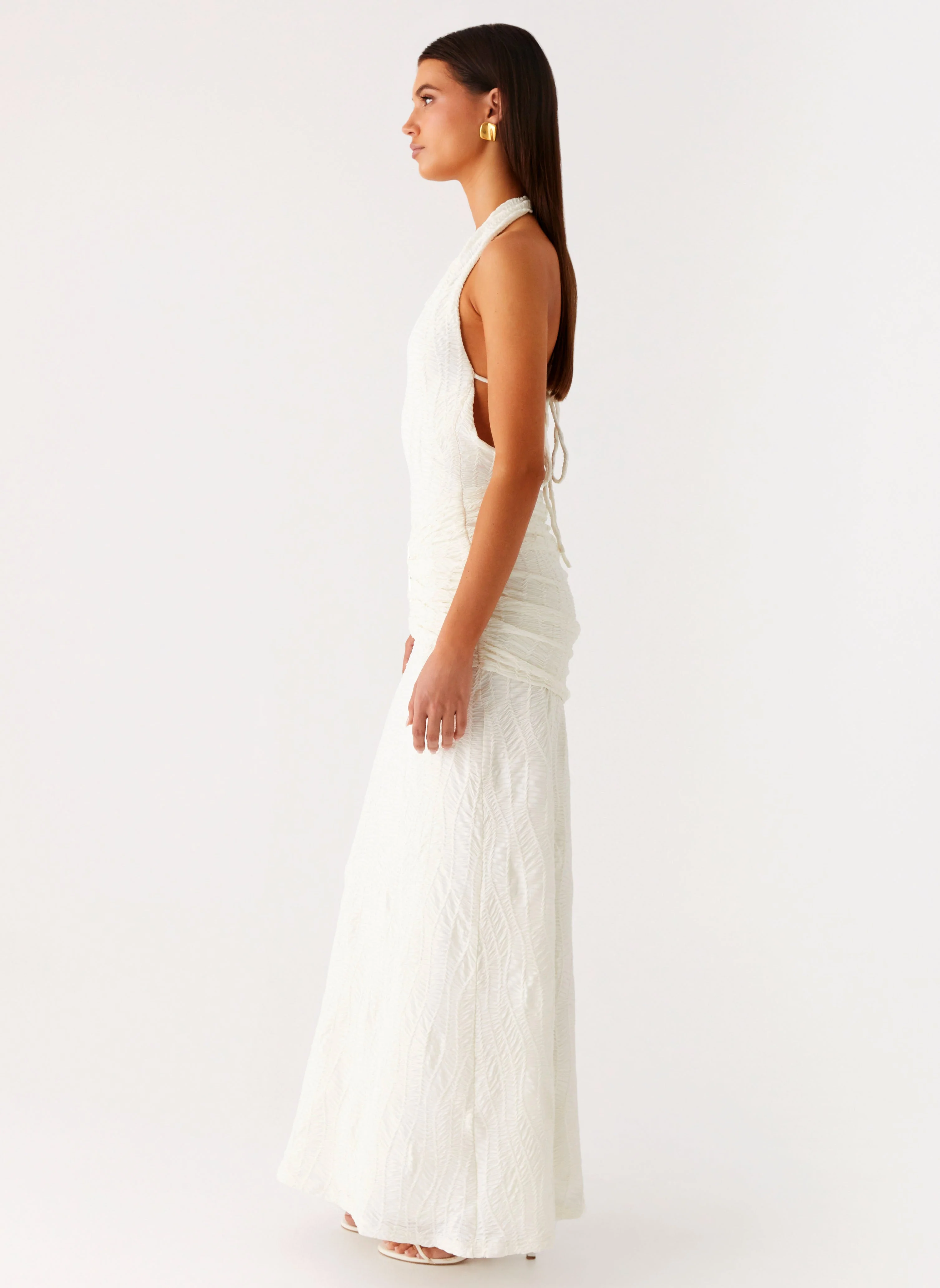 Smoke Ivy Maxi Dress - White