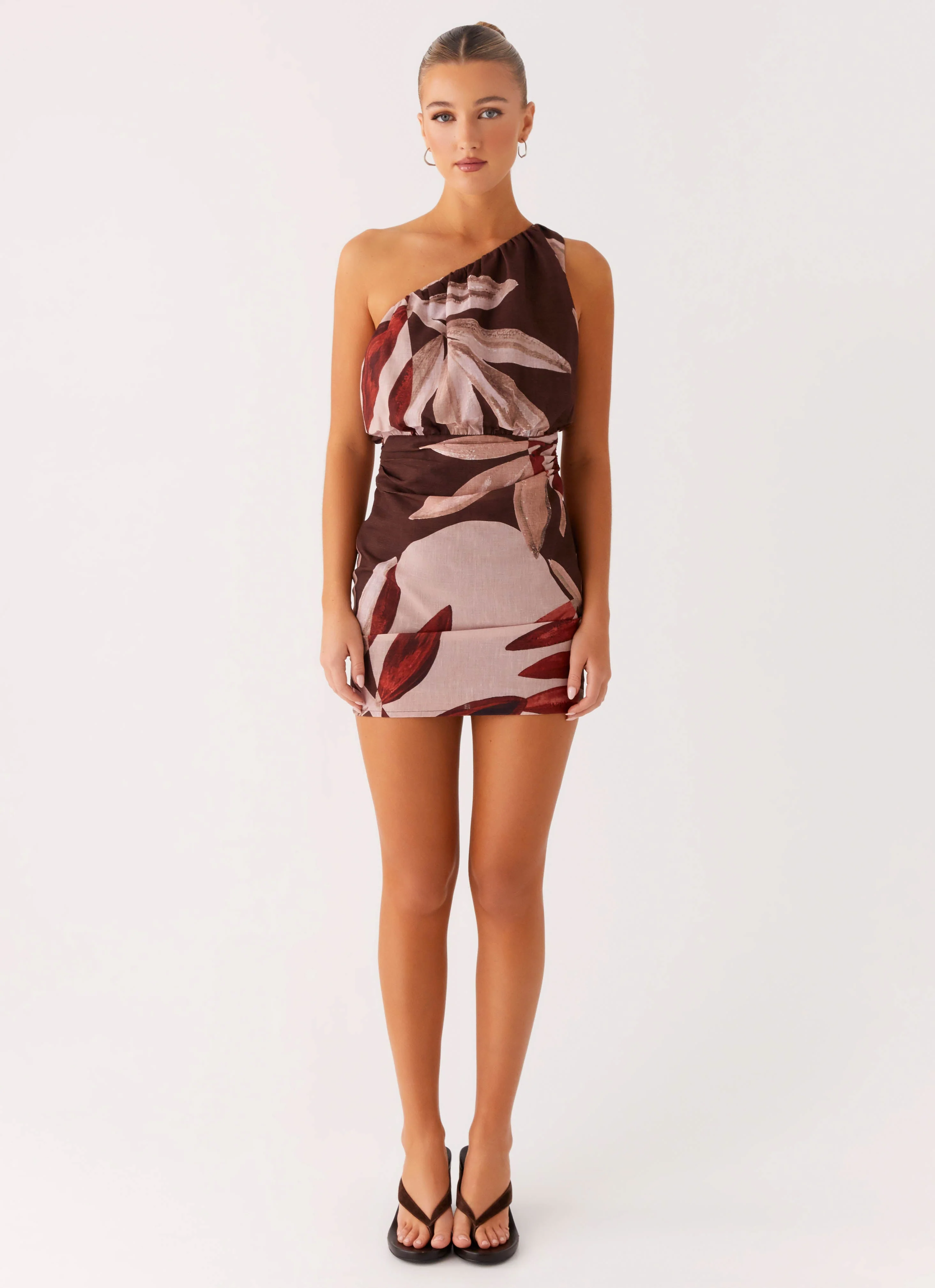 Indianna Mini Dress - Cinnamon Palm