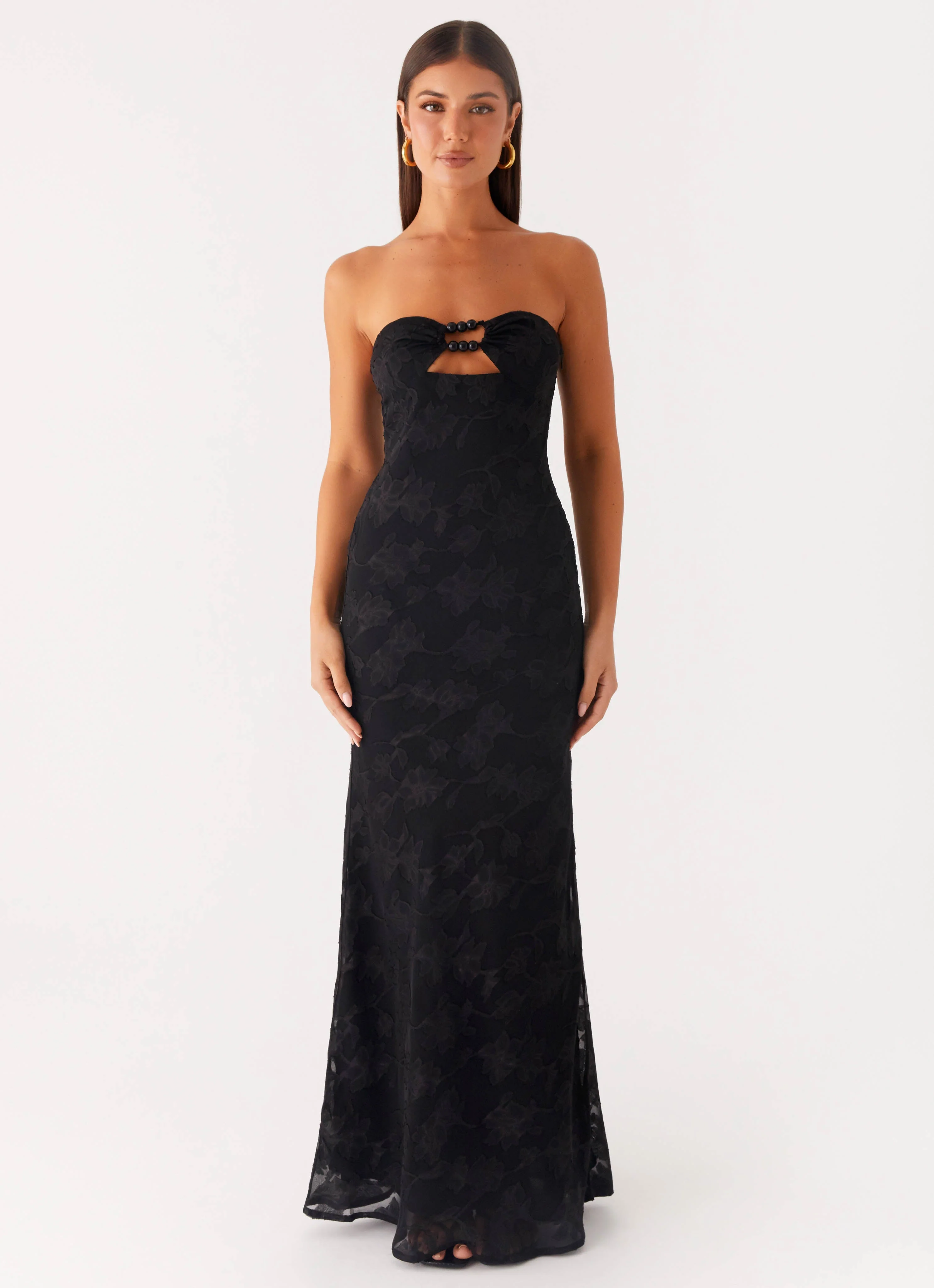 Lunar Maxi Dress - Black