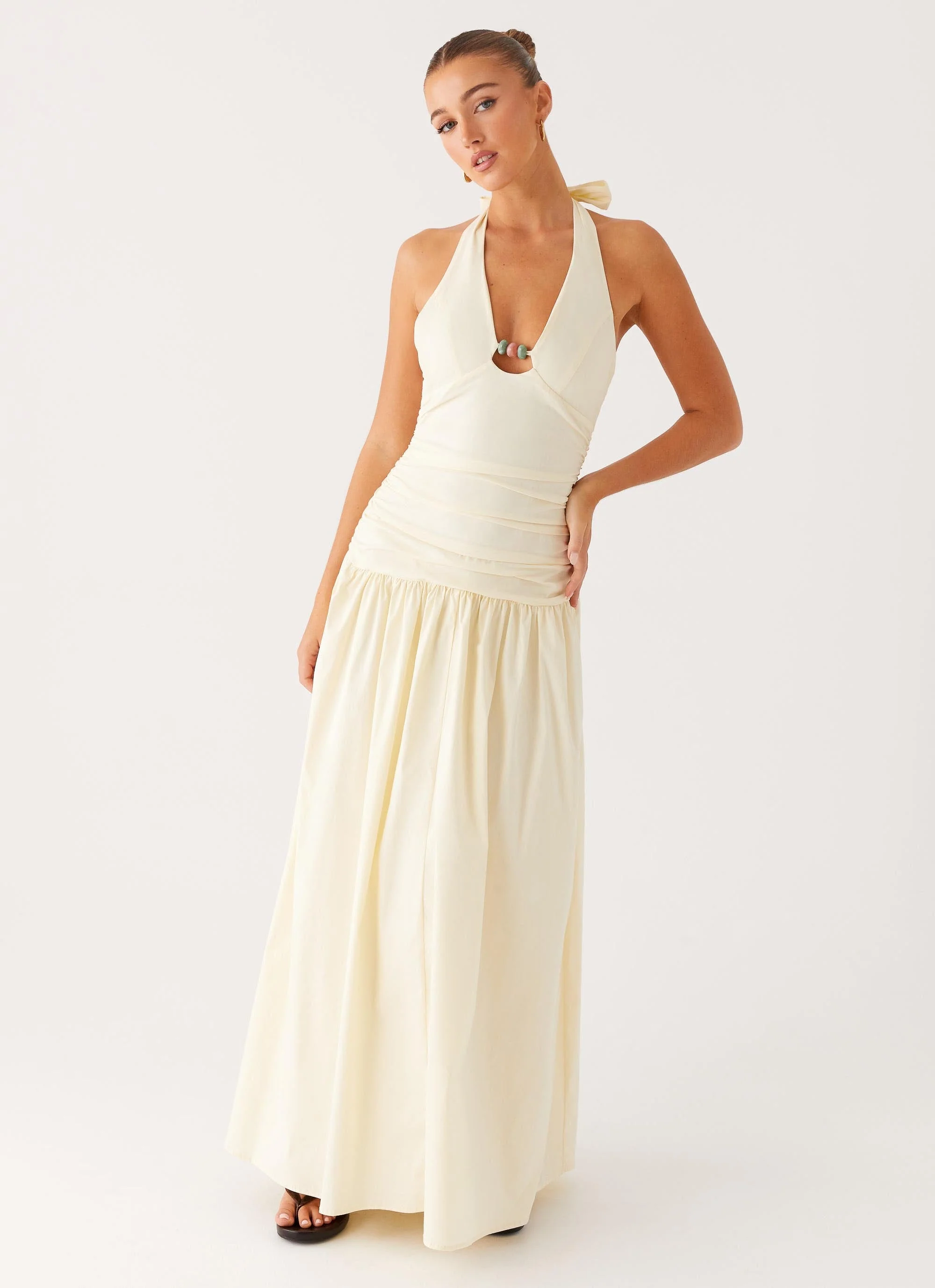 Val Maxi Dress - Lemon