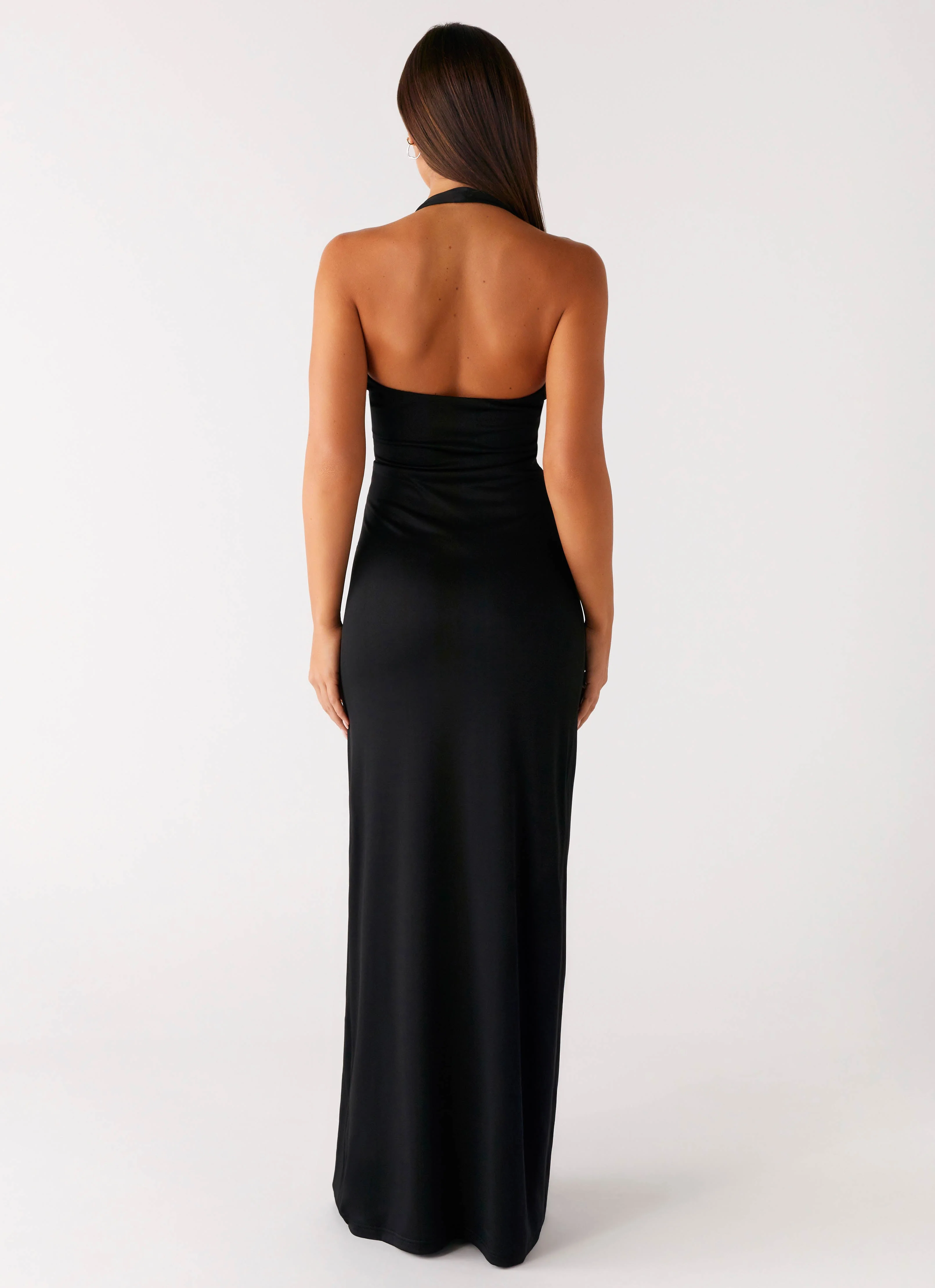 Midnight Dreams Maxi Dress - Black