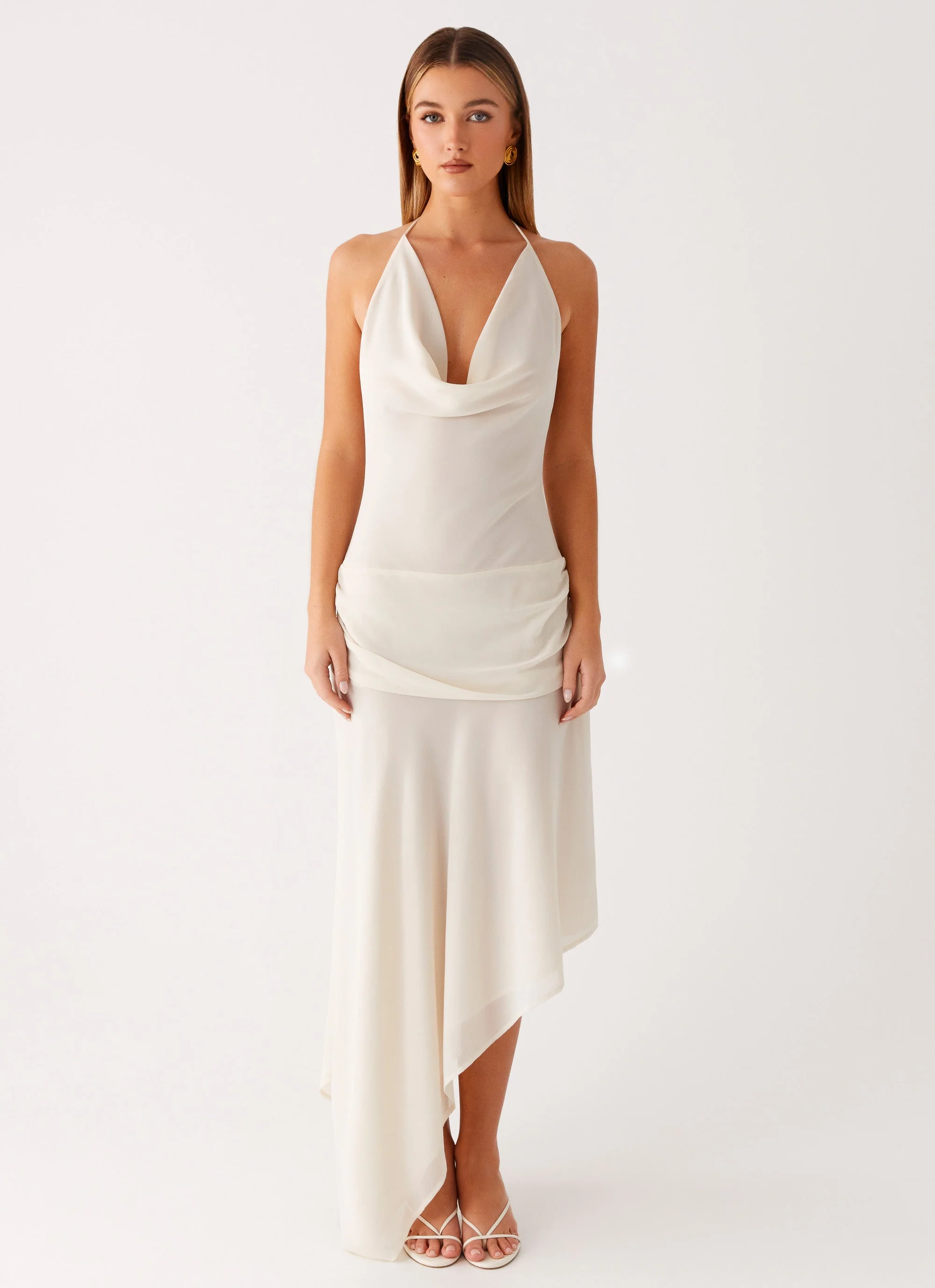 Nyra Midi Dress - Cream