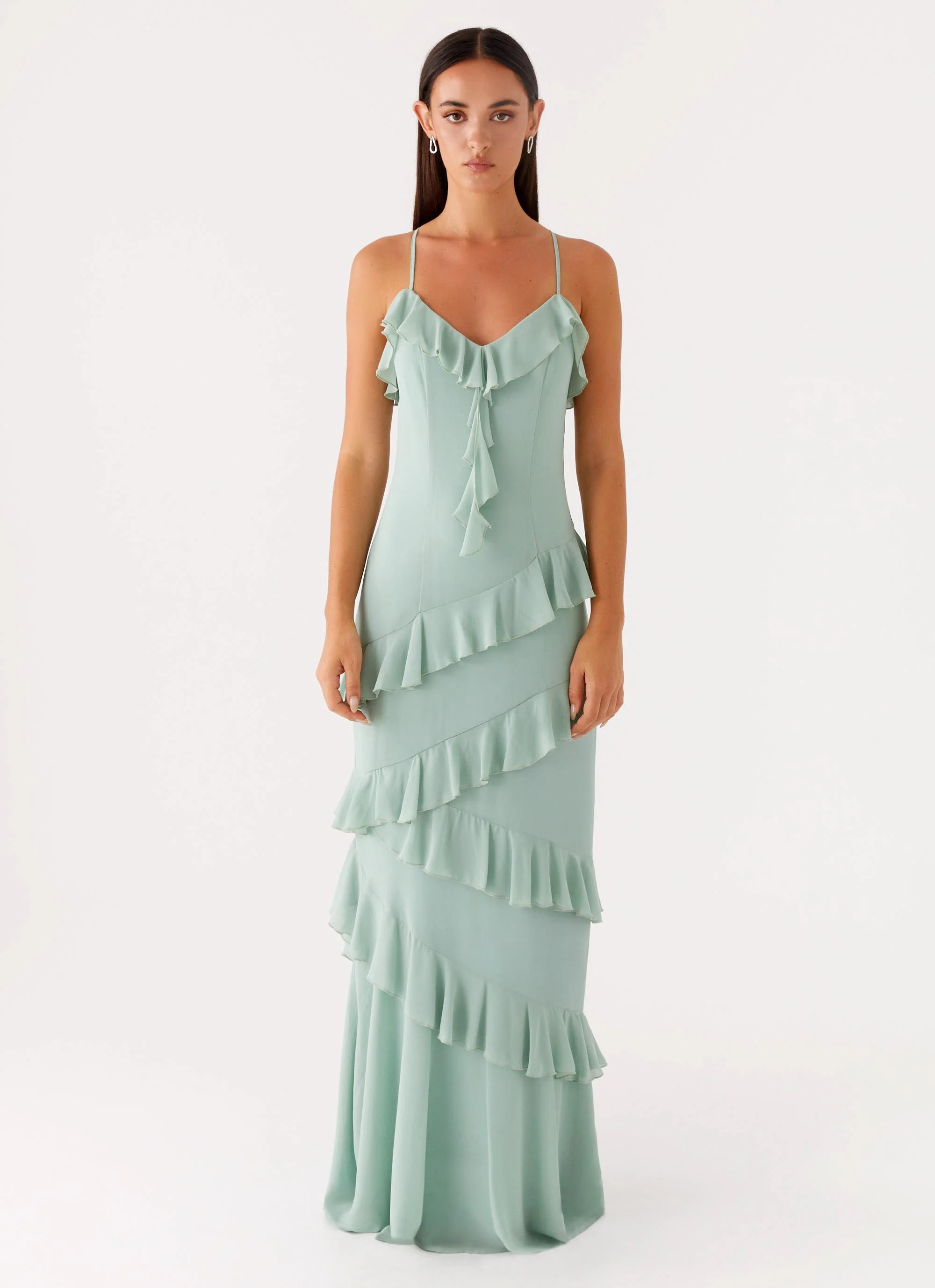 Country Club Maxi Dress - Sage
