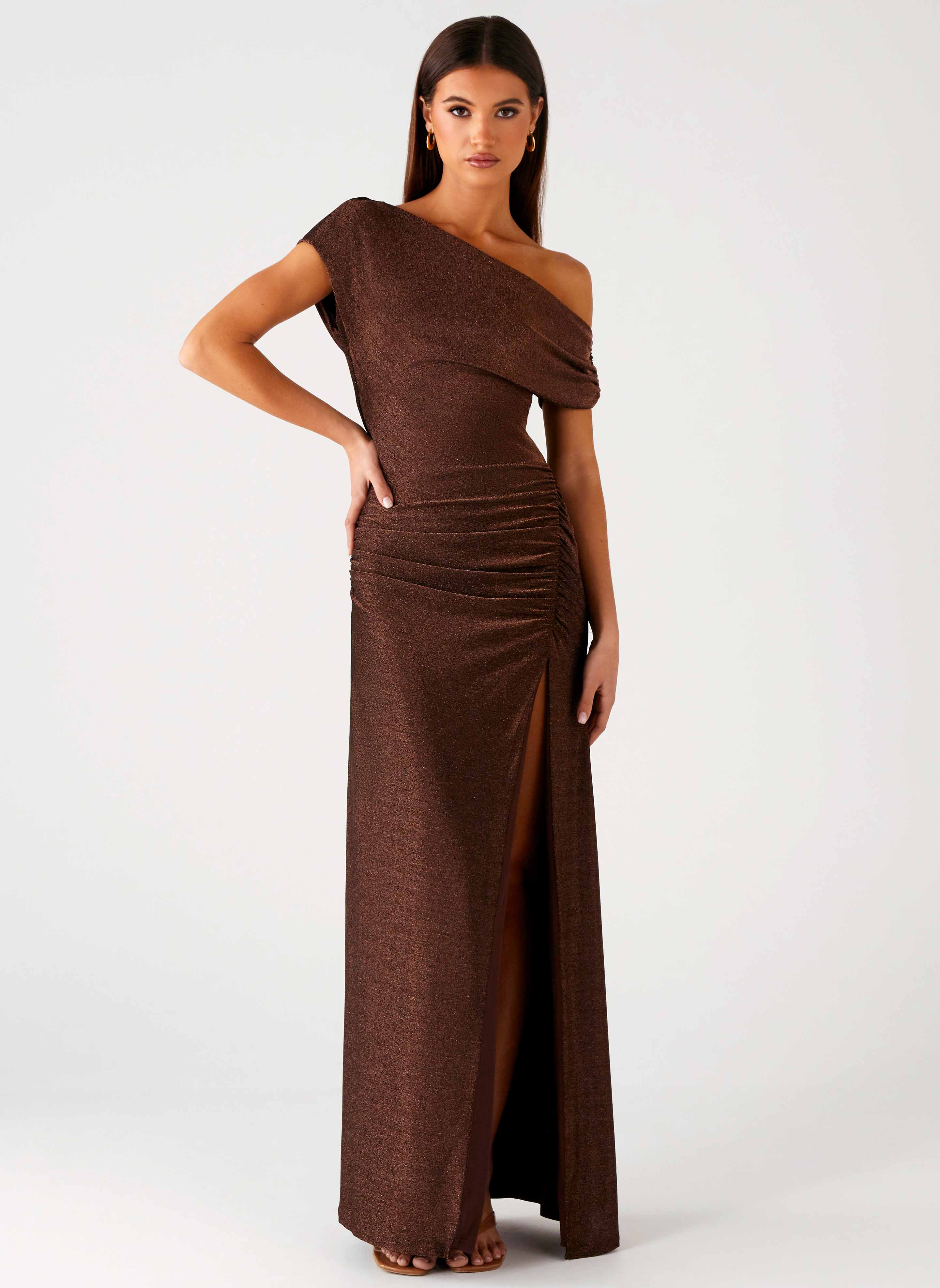 Harvest Moon Maxi Dress - Chocolate