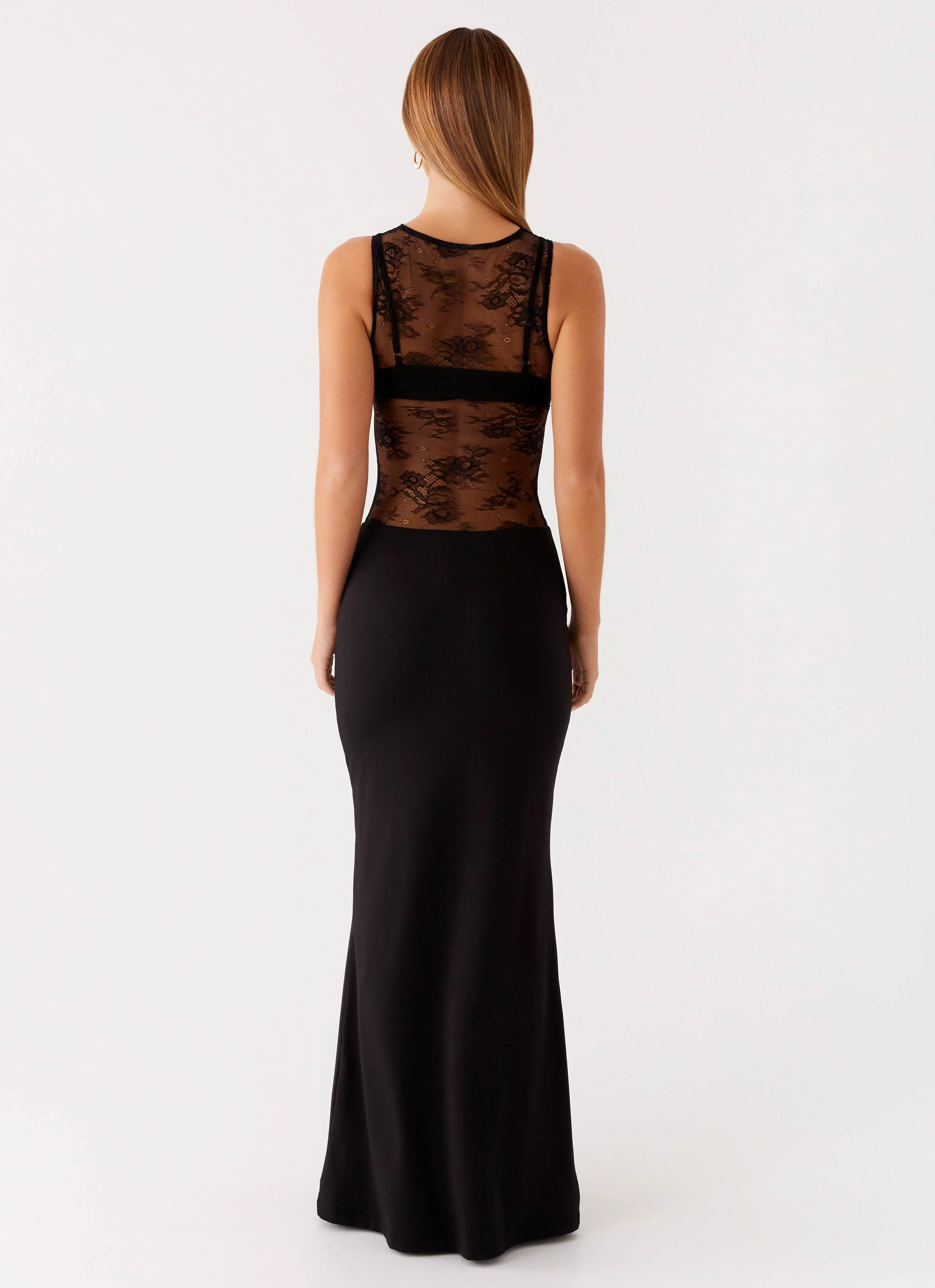 Imperial Maxi Dress - Black