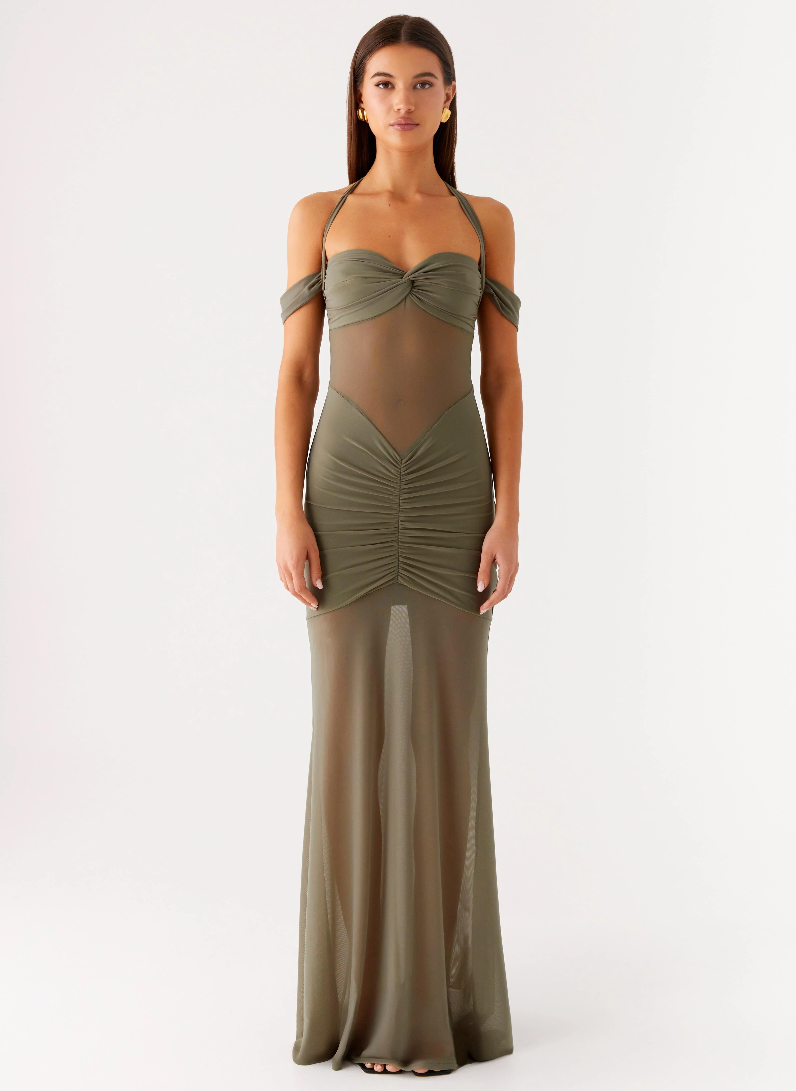 Ivy Lane Maxi Dress - Olive