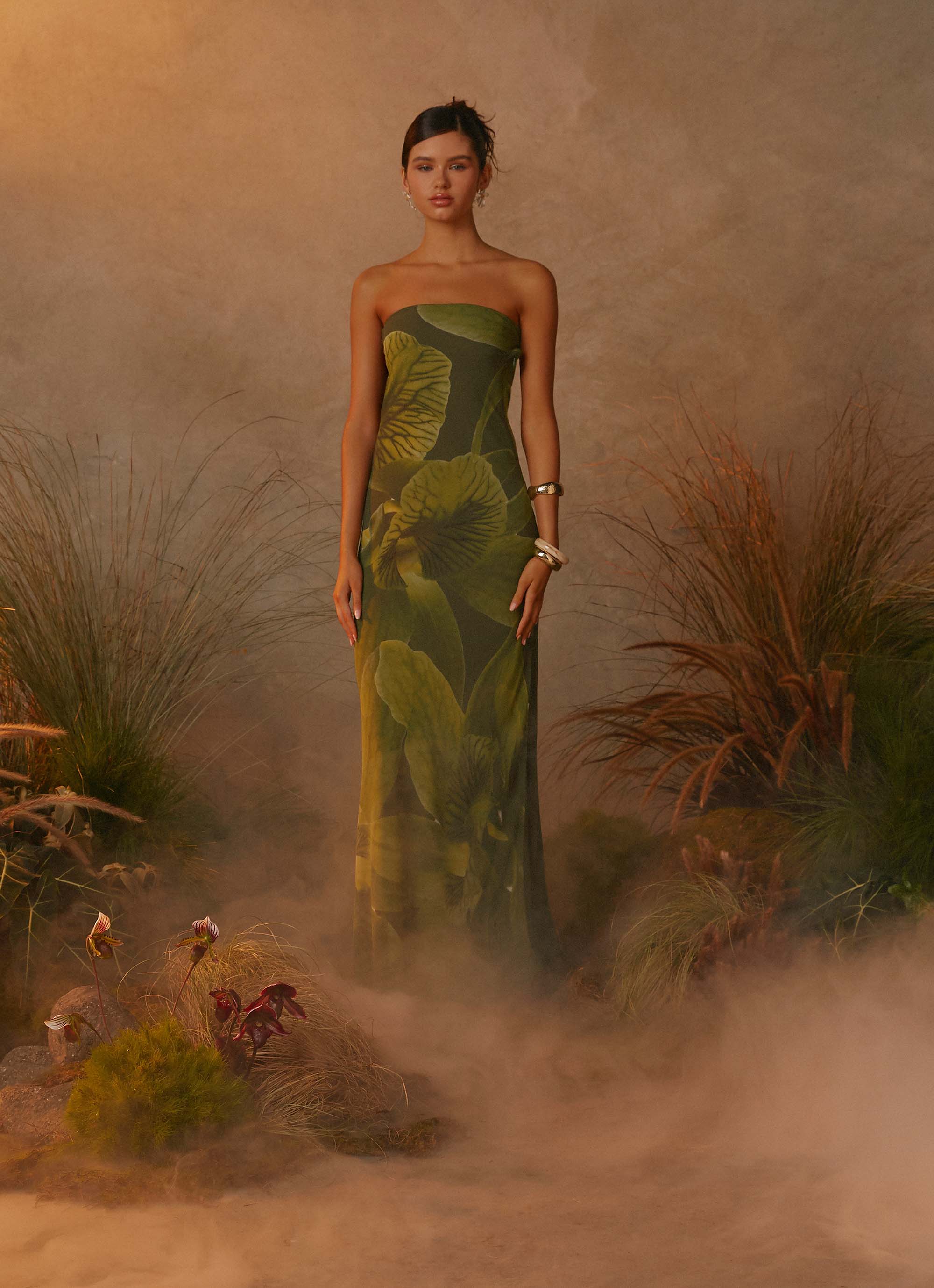 Nettle Maxi Dress - Tropic Floral