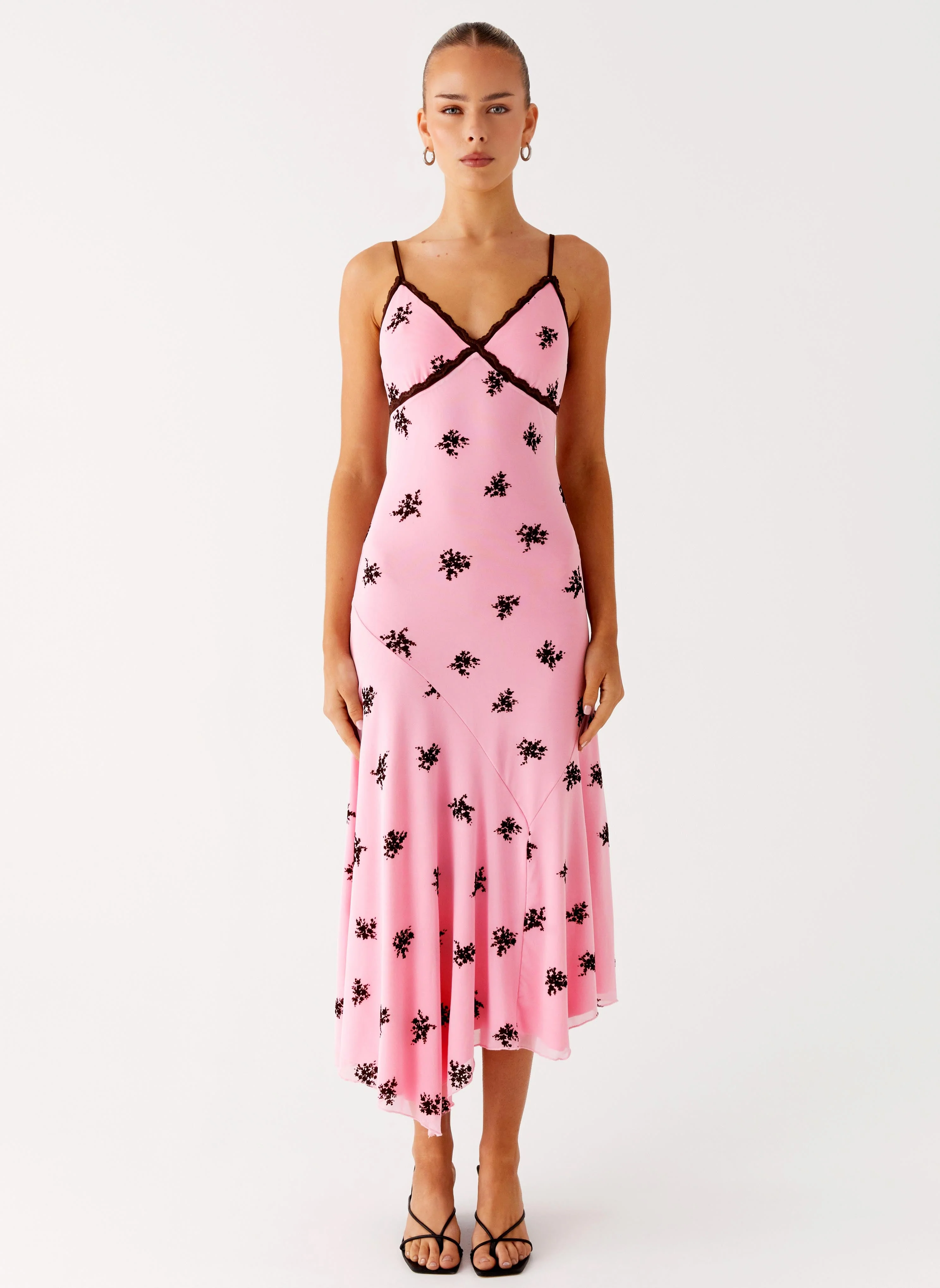 Amelia Midi Dress - Pink