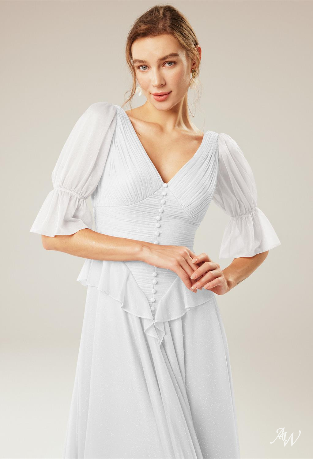 HOLLYHOCK A-line Glitter Mesh DRESS