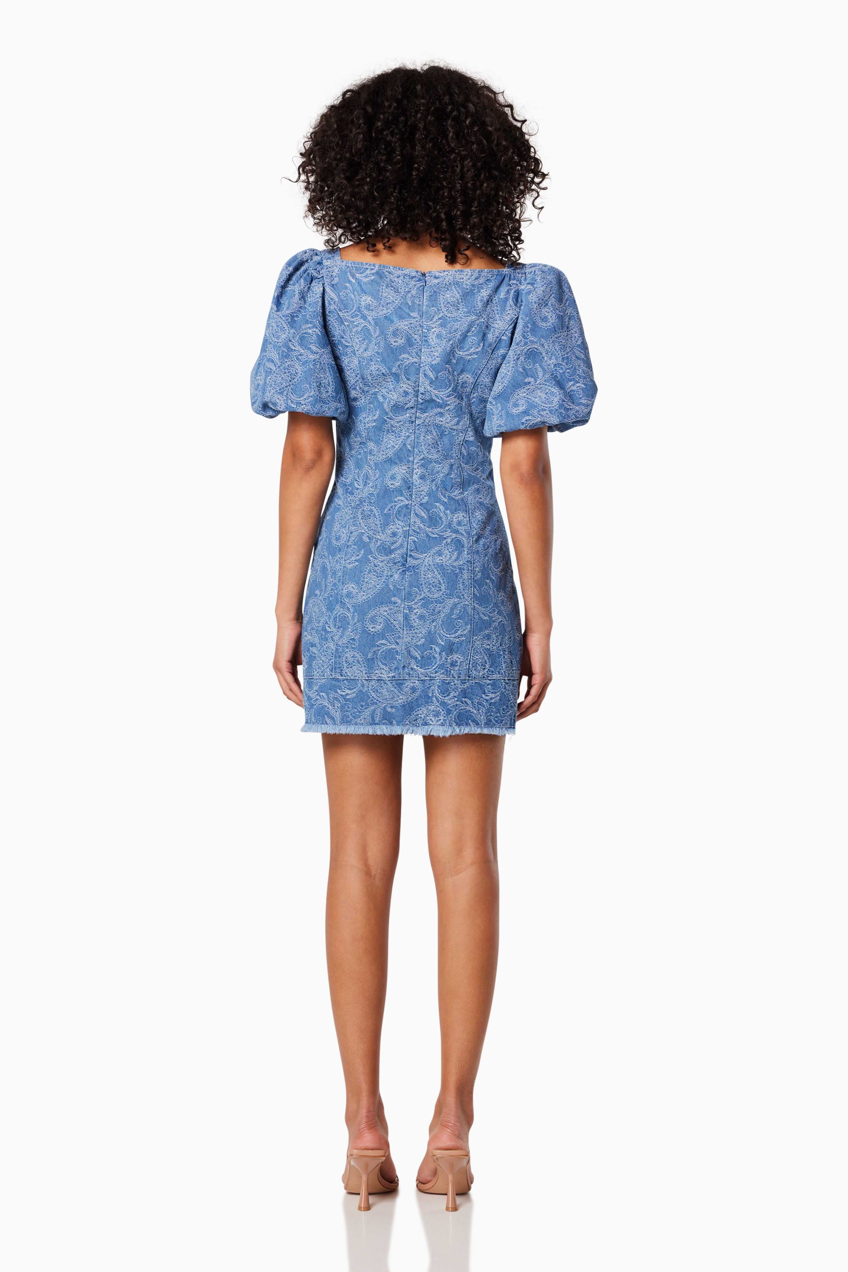 Blues Mini Dress In Blue