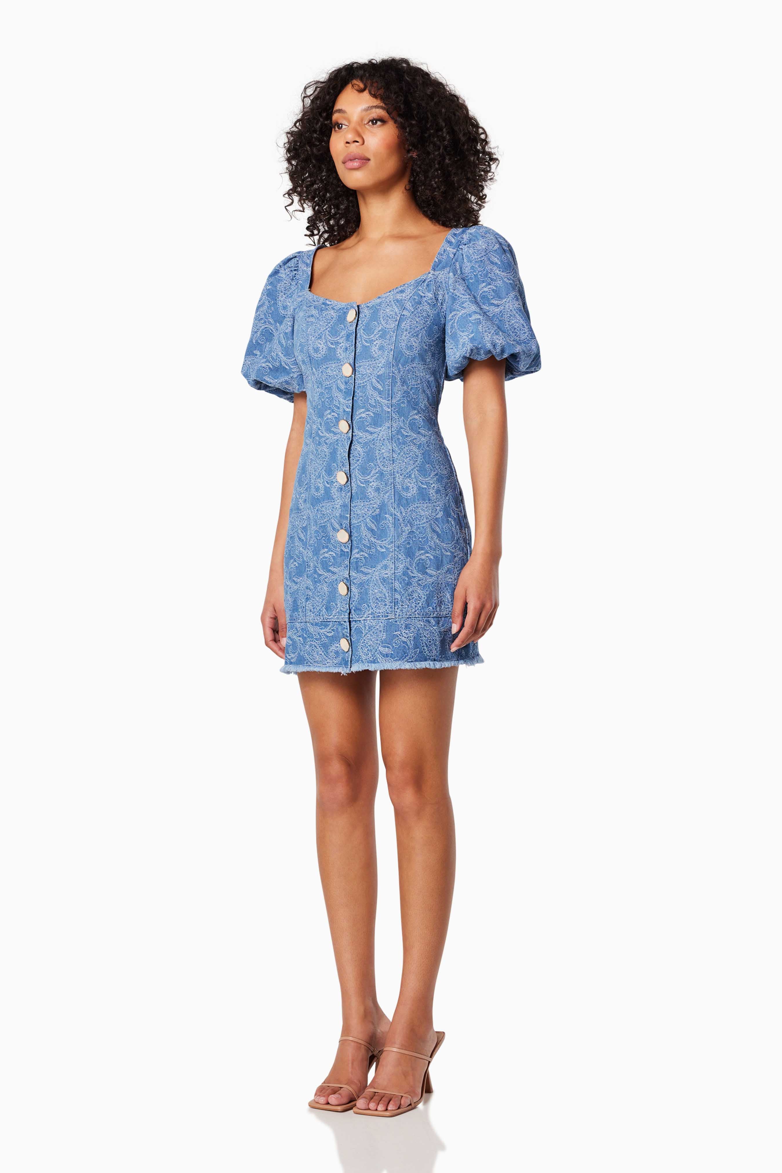 Blues Mini Dress In Blue