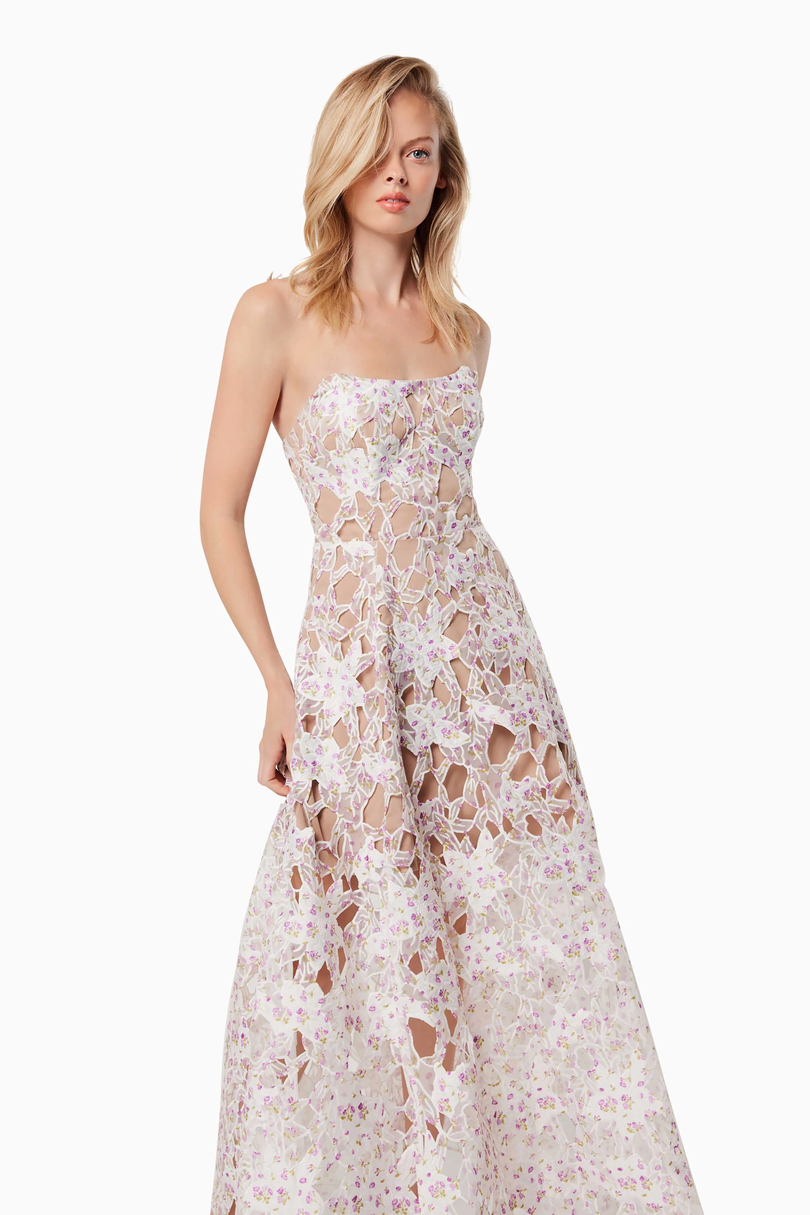 Connection Maxi Gown In Multi