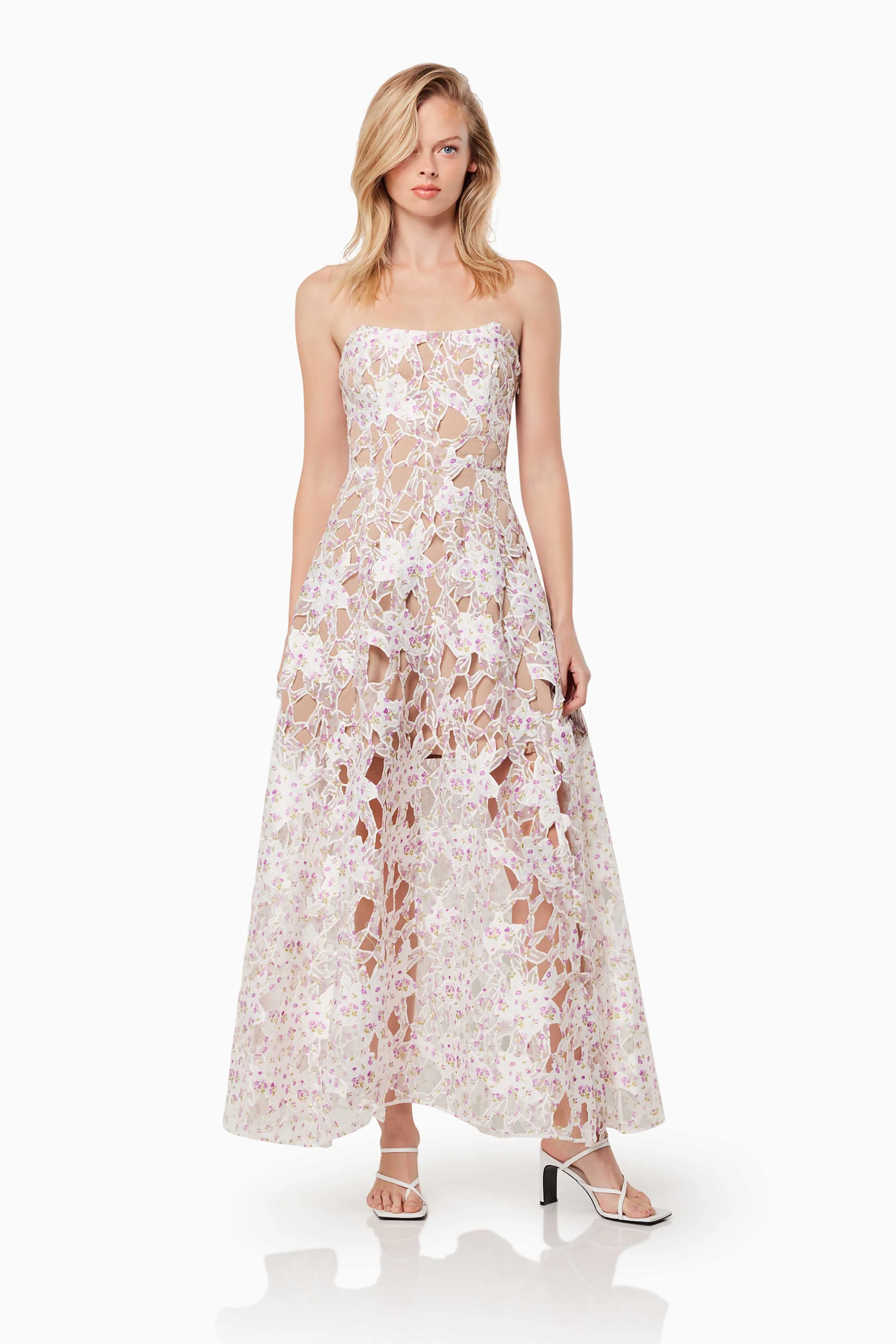 Connection Maxi Gown In Multi
