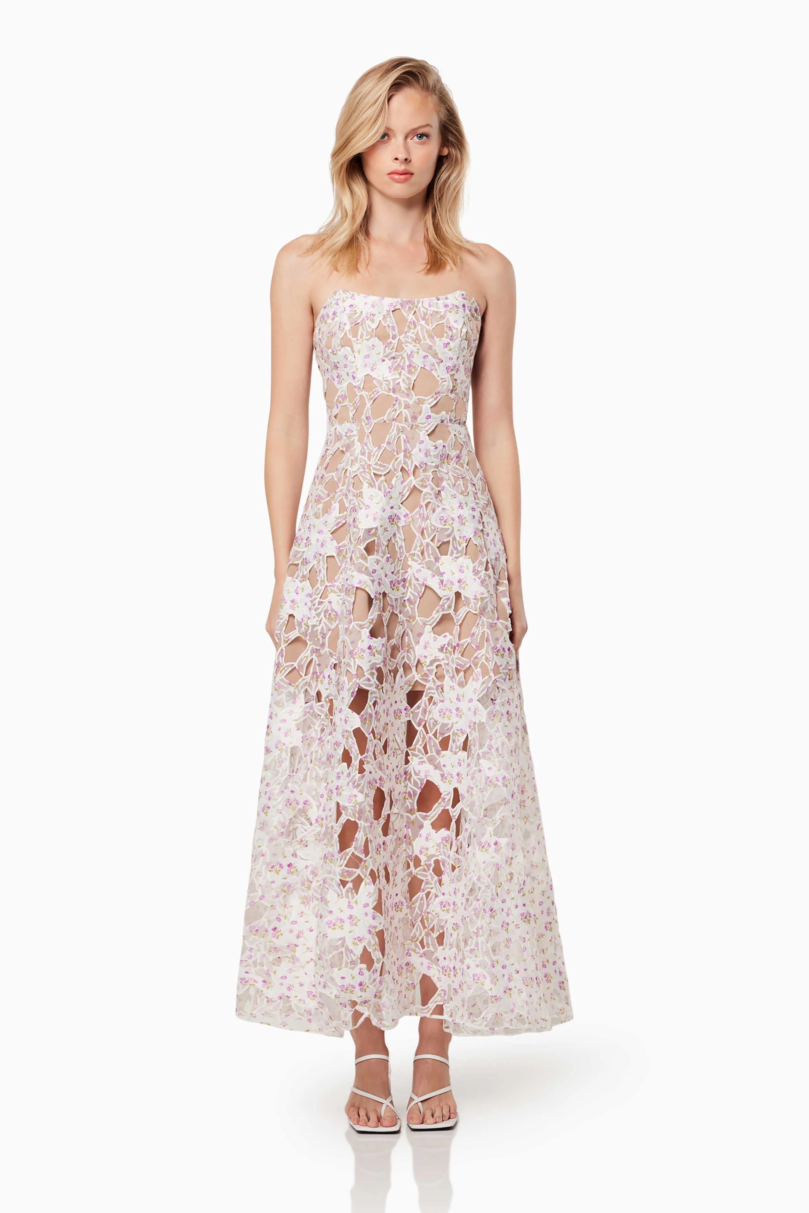 Connection Maxi Gown In Multi