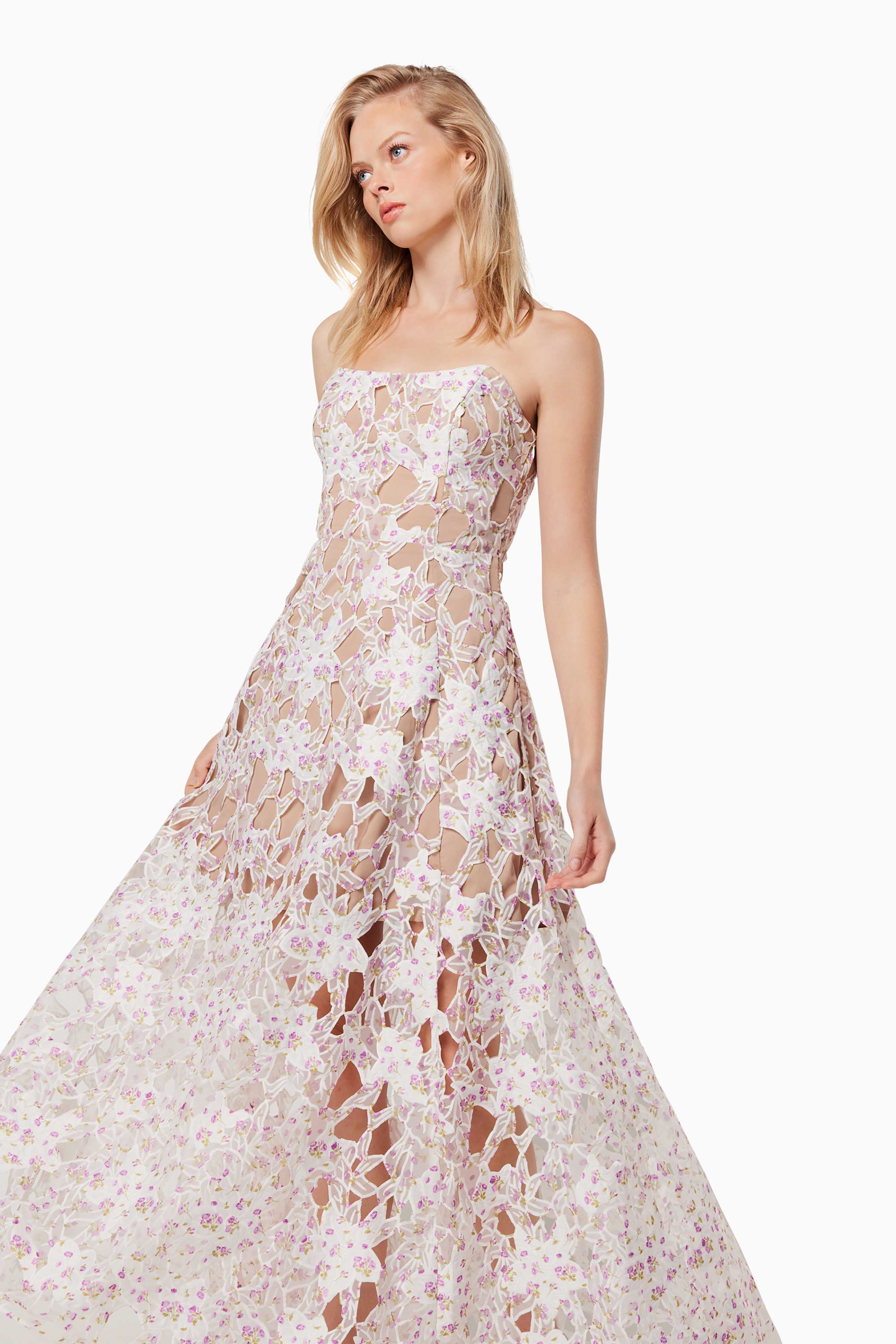 Connection Maxi Gown In Multi
