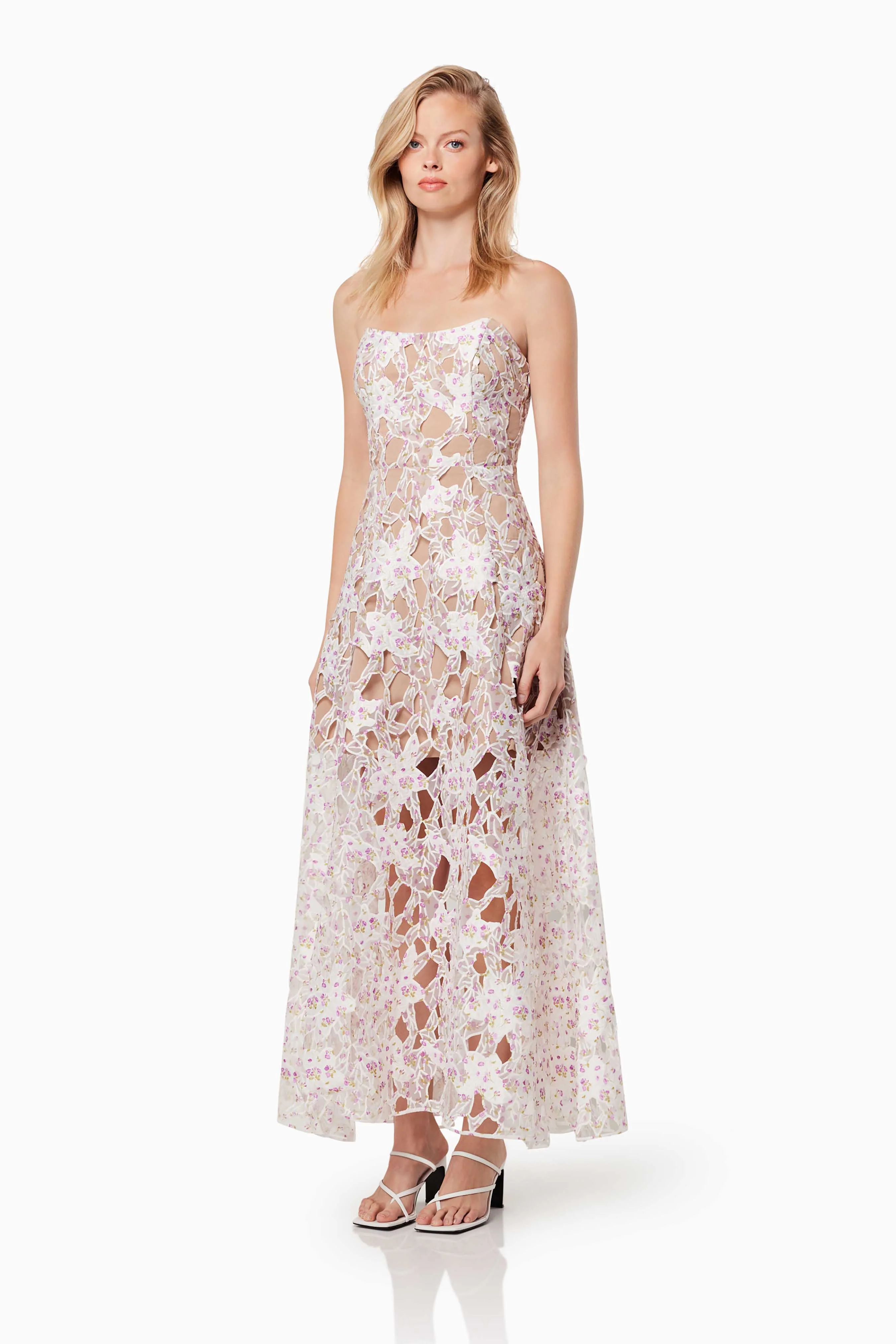 Connection Maxi Gown In Multi