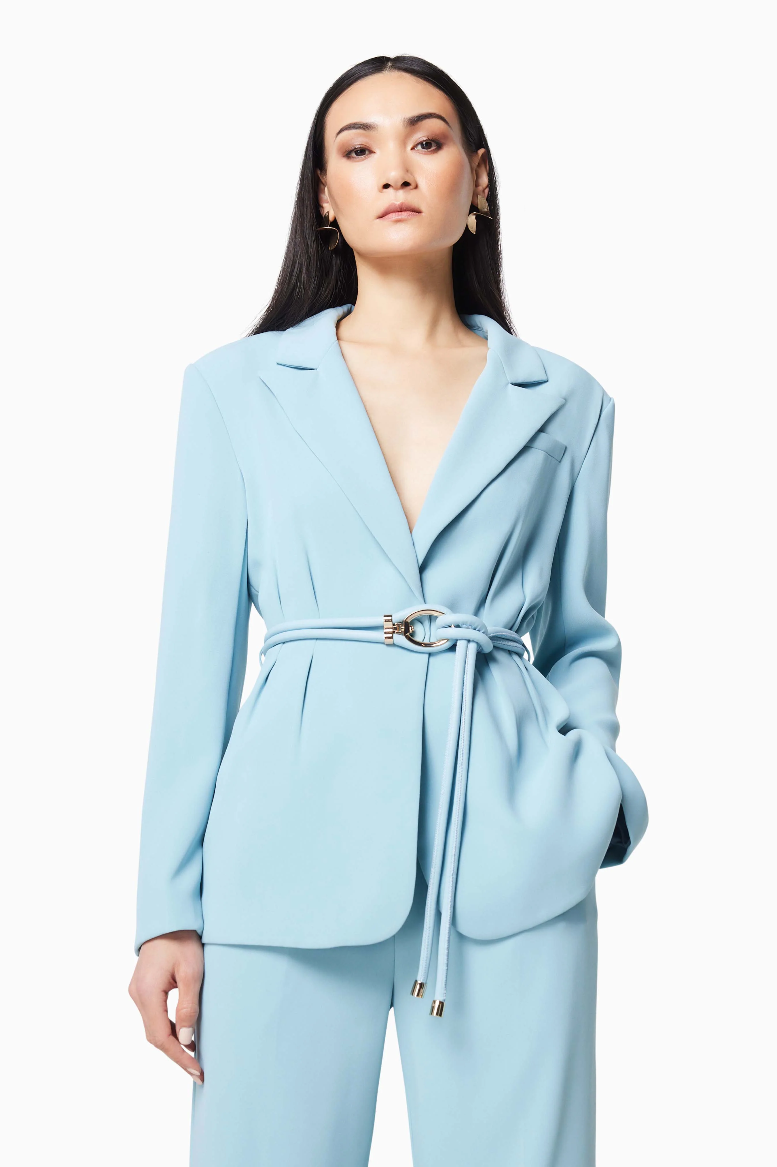 Visby Tailored Two Set In Blue