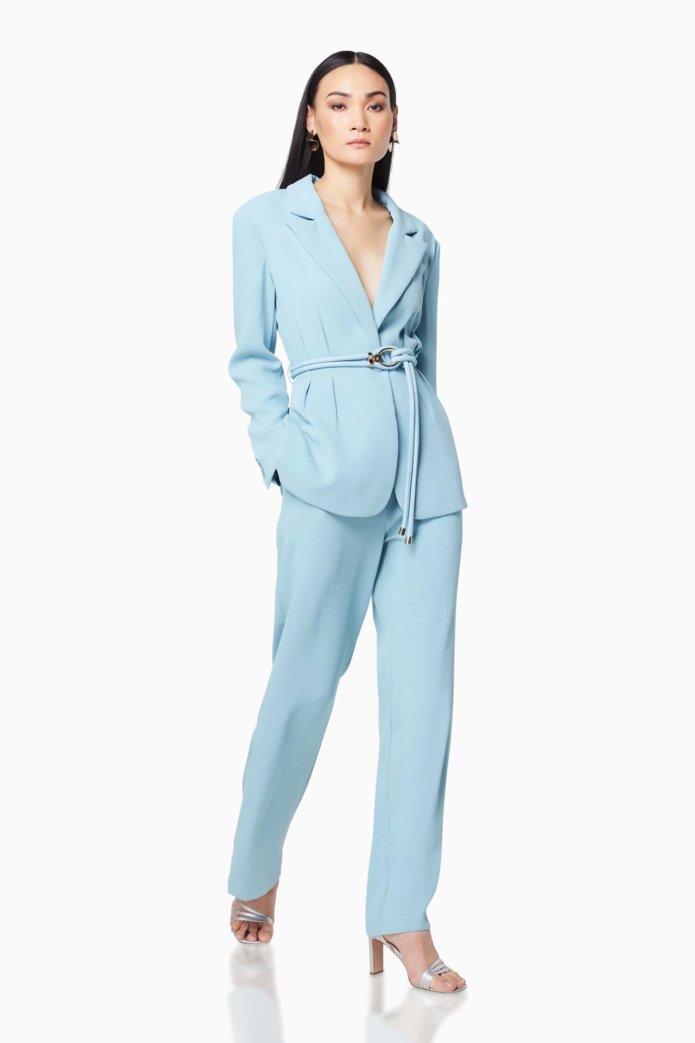 Visby Tailored Two Set In Blue