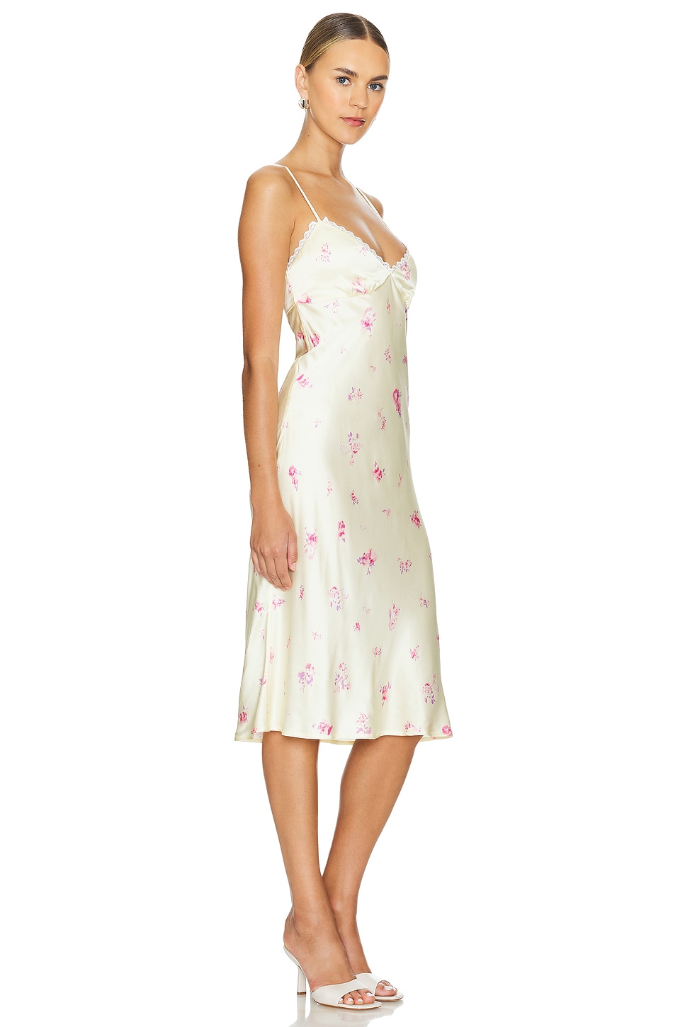 Molly Midi Dress Crushed Flower