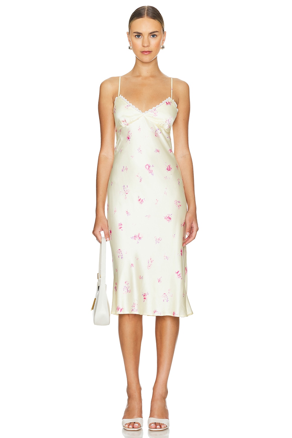 Molly Midi Dress Crushed Flower