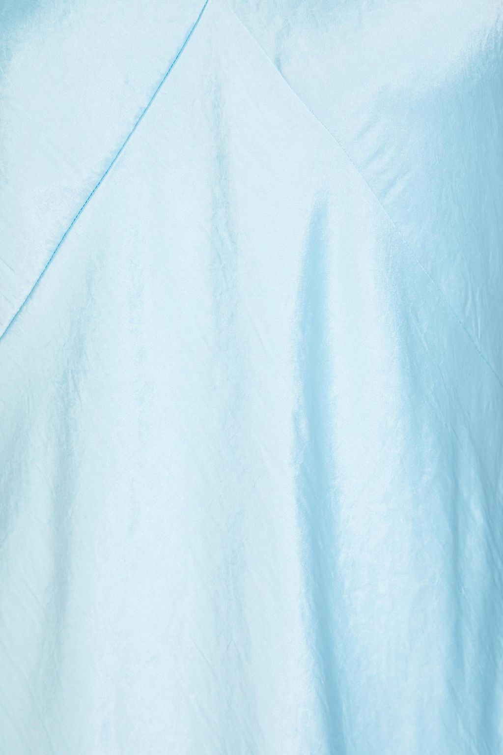 Crinkled-satin maxi dress