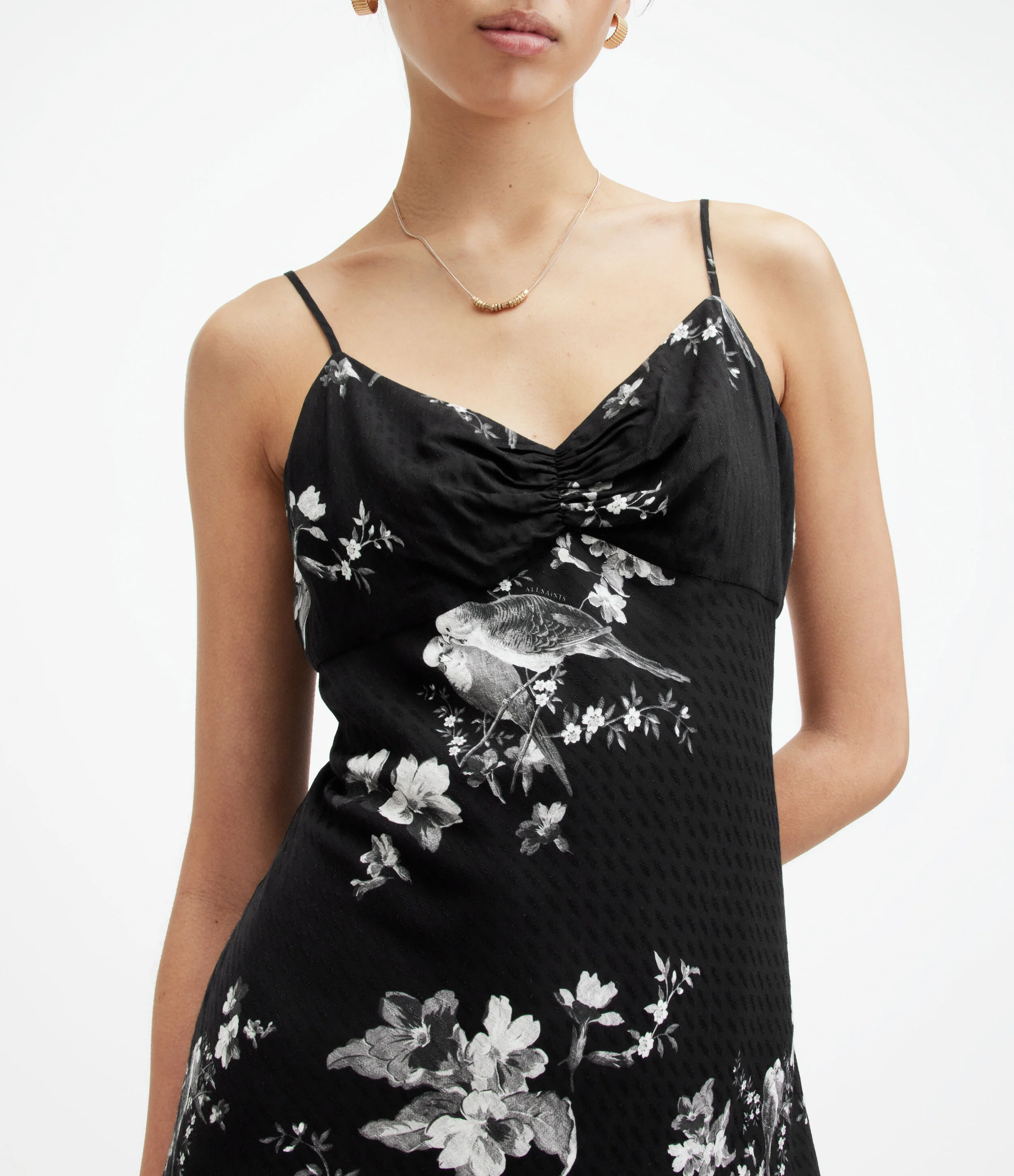 Erica Iona Dress Flared hem Jacquard new season print